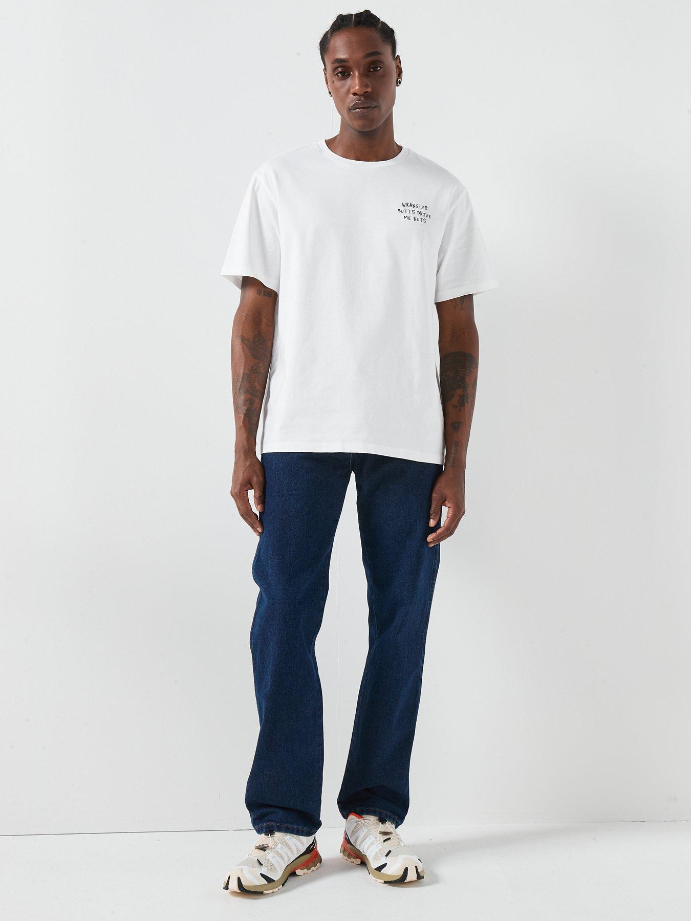 Image 3 of 6 of Wrangler Embroidery Short Sleeve Back Print T-shirt