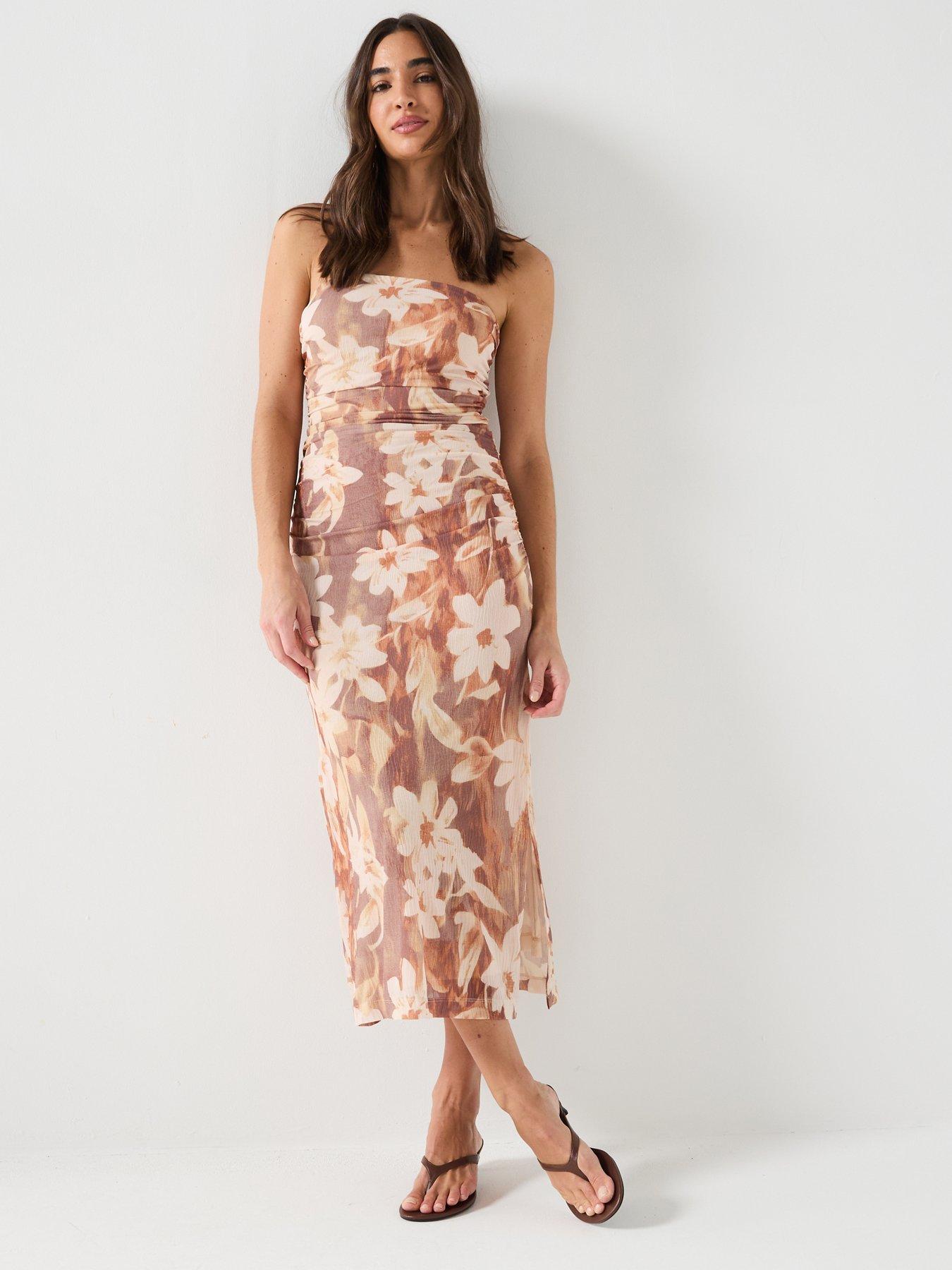 knee length dresses for ladies Free People Cecelia Midi Dress  Shol's boutique