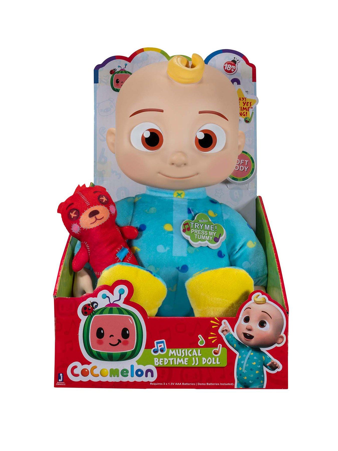 Cocomelon Musical Bedtime JJ Doll, Soft Plush Body
