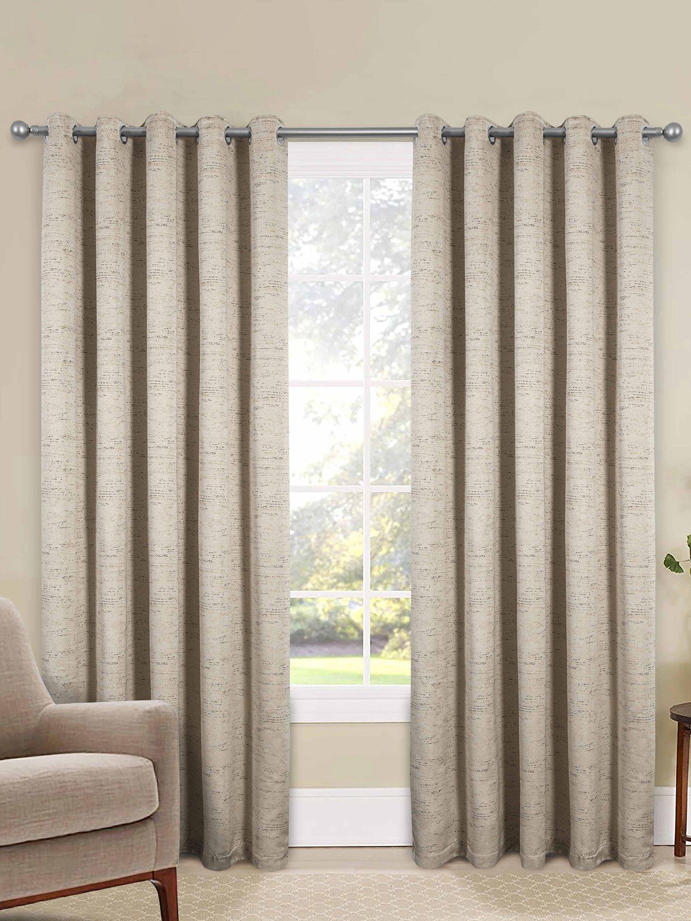 undefined Rowan Eyelet Curtains 65x72