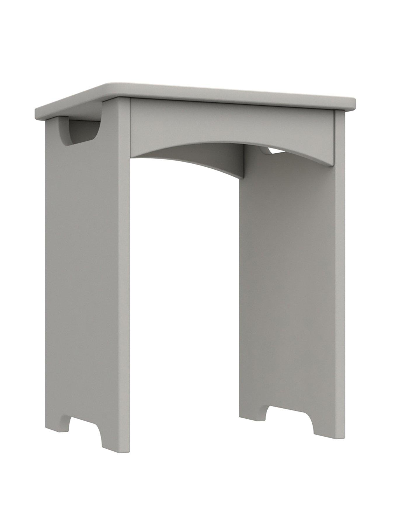 Image 4 of 6 of One Call Sinai Ready Assembled&nbsp;Dressing Table, Mirror And Stool