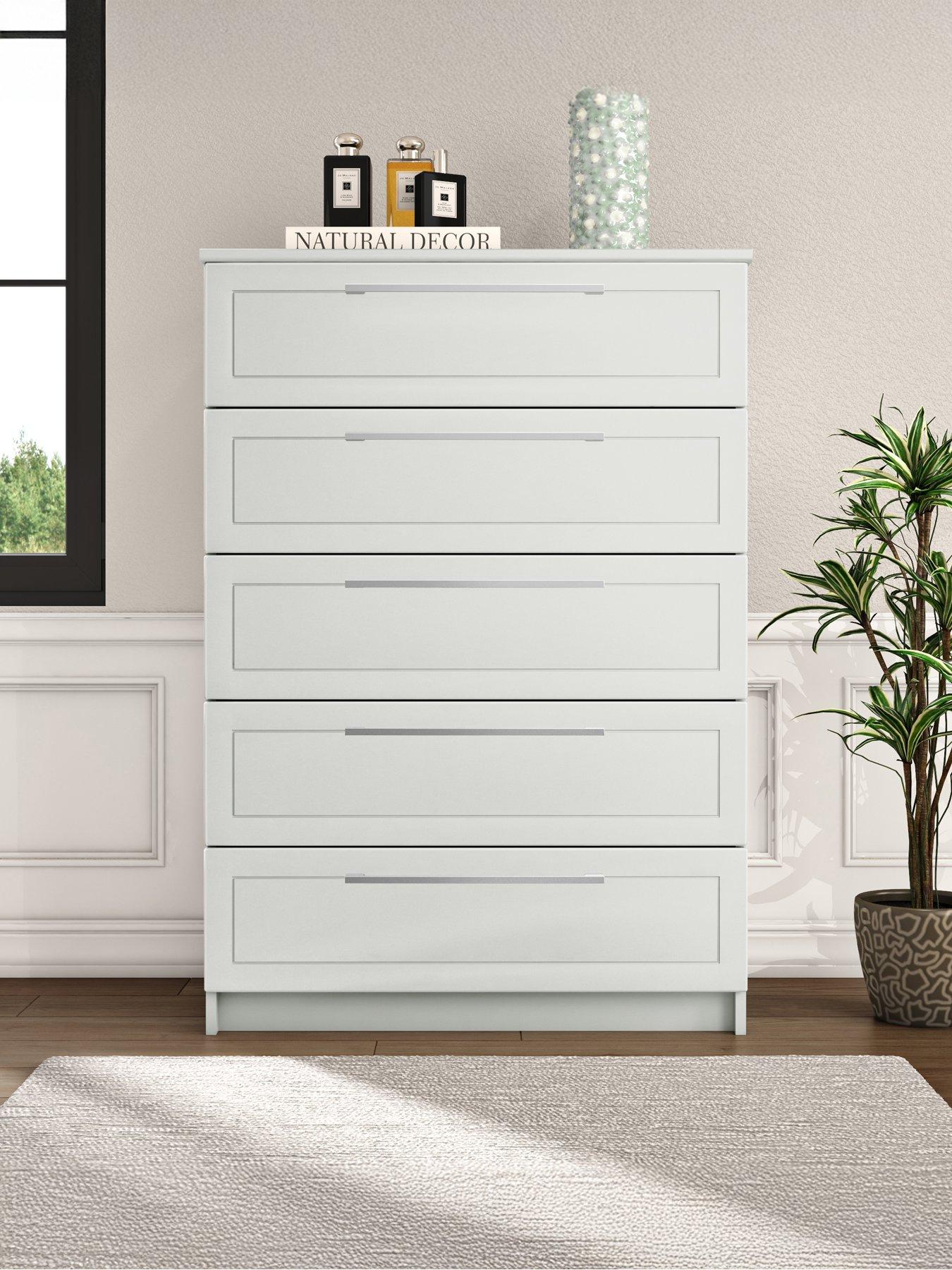 One Call Sinai Ready Assembled 5 Drawer Chest