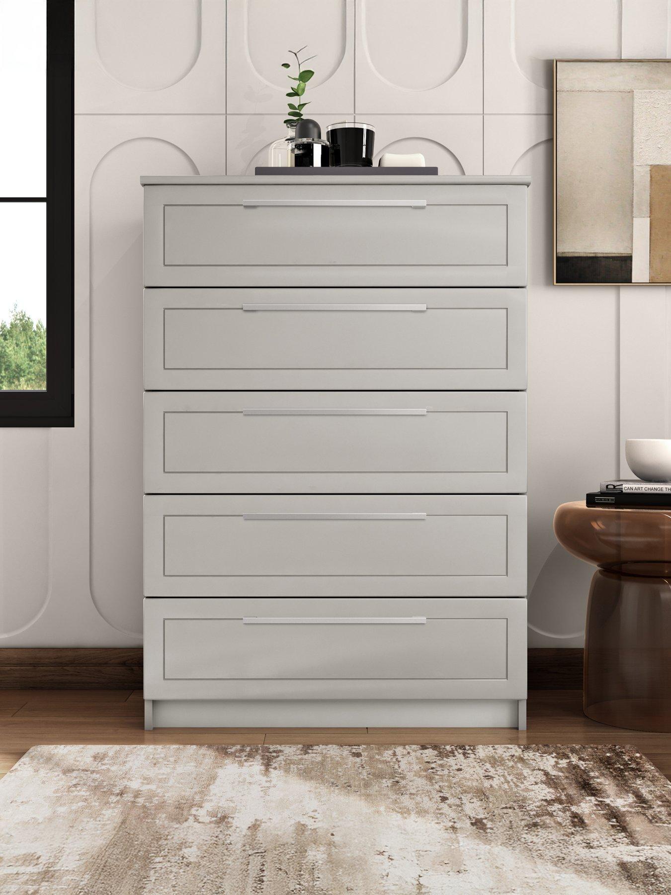 One Call Sinai Ready Assembled 5 Drawer Chest
