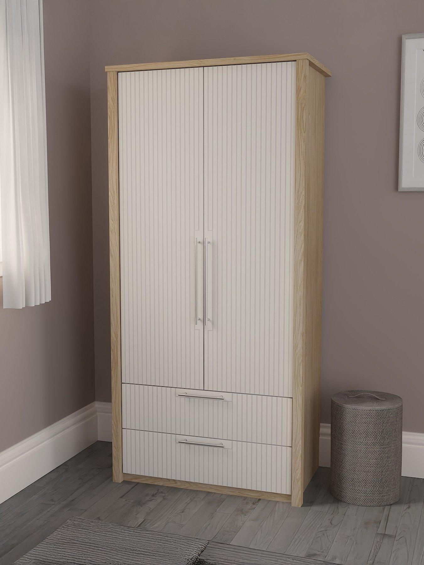 one-call-arvon-ready-assemblednbsp2-door-combi-wardrobe