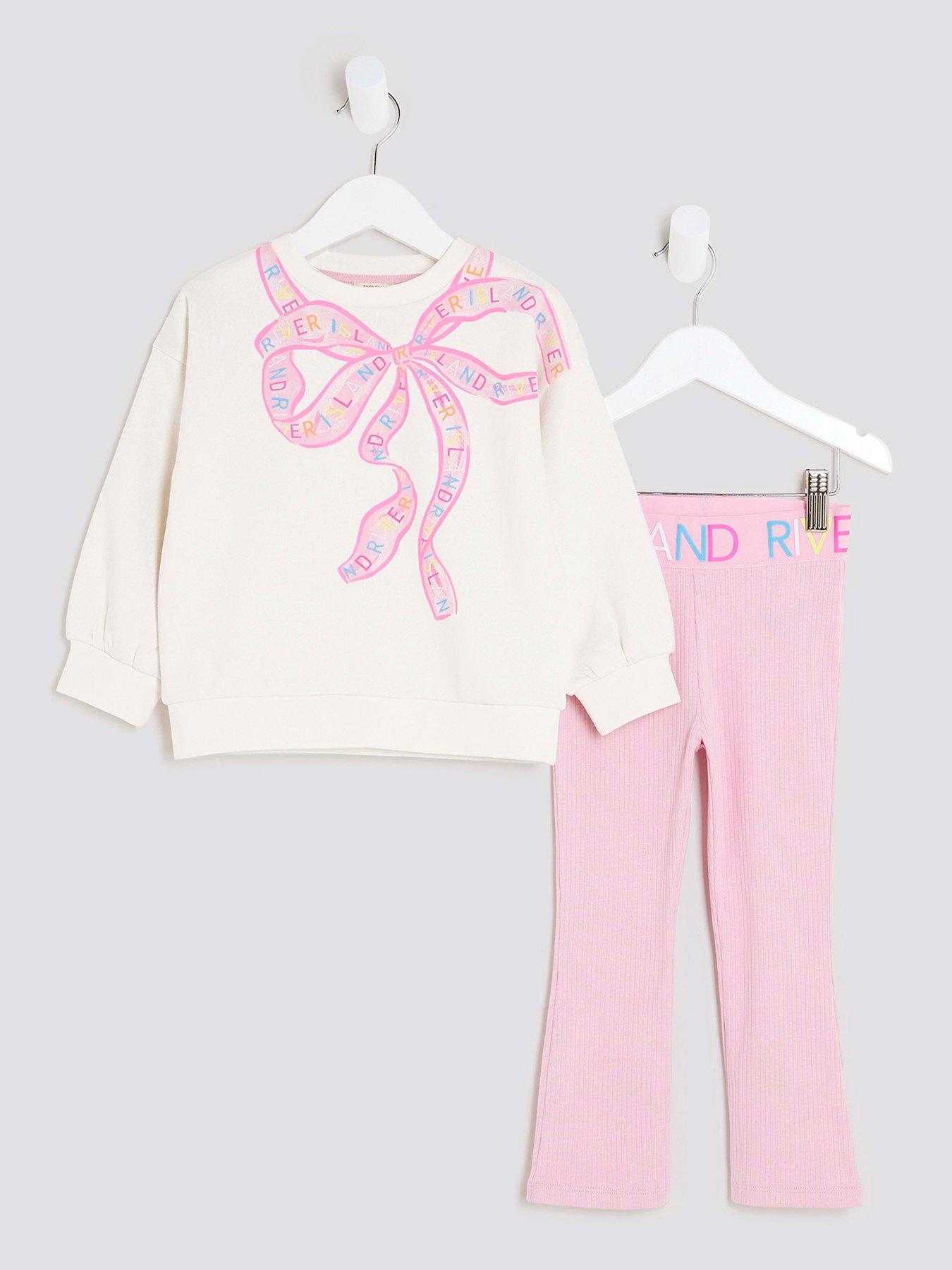 River Island Mini Mini Girls Waistband Bow Set - Multi