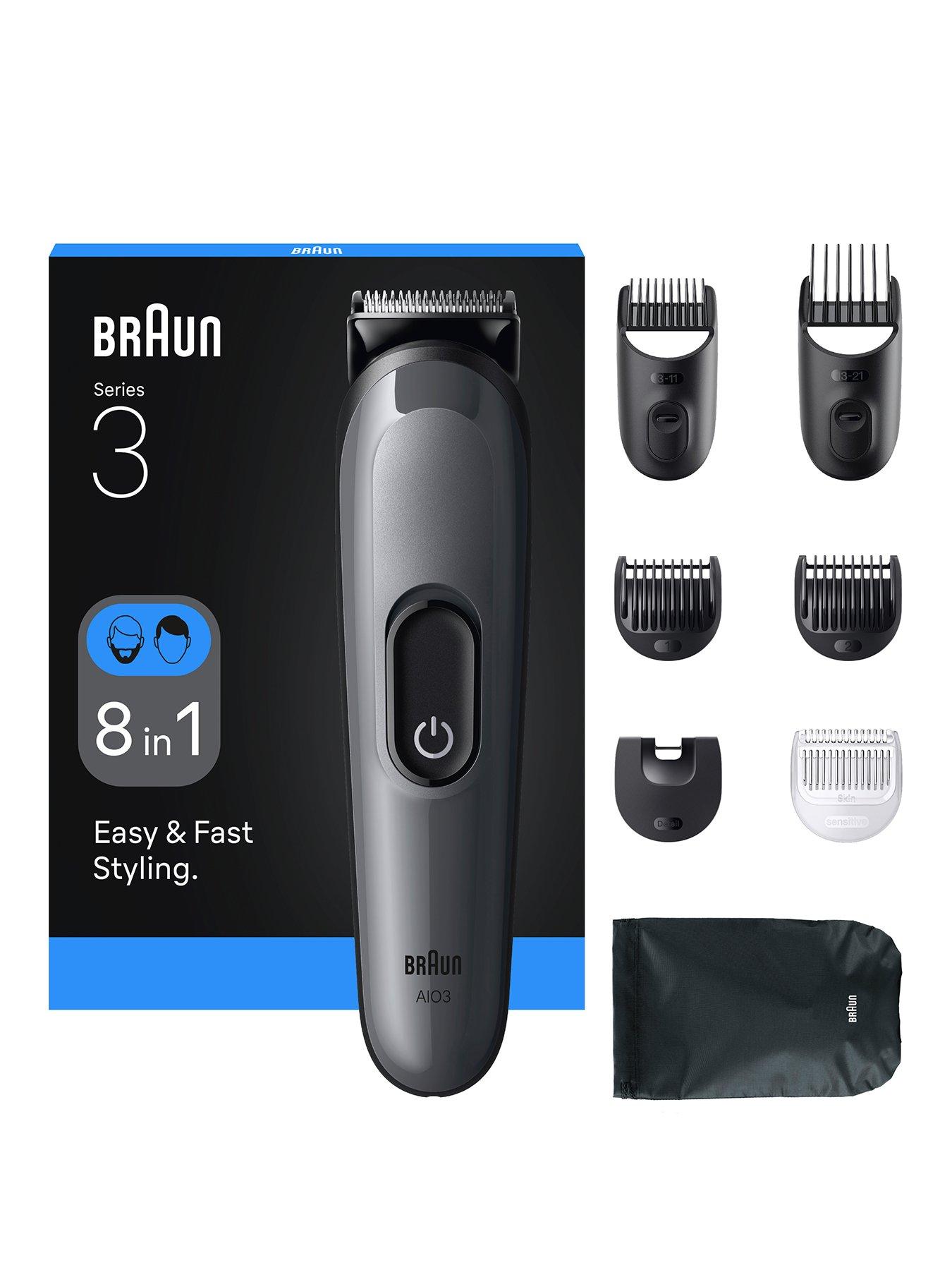 undefined All-in-One Series 3, 8in1 Grooming Kit, 14 Lengths, AIO3540, Grey