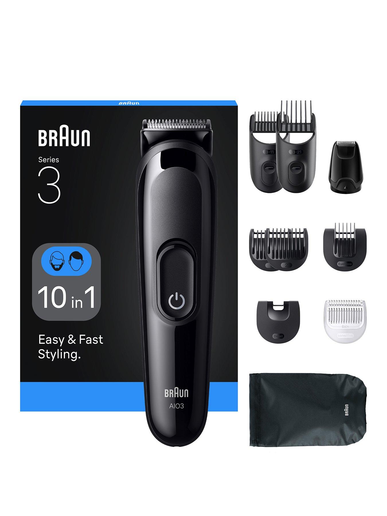 undefined All-in-One Series 3, 10in1 Grooming Kit, 14 Lengths, AIO3560, Black