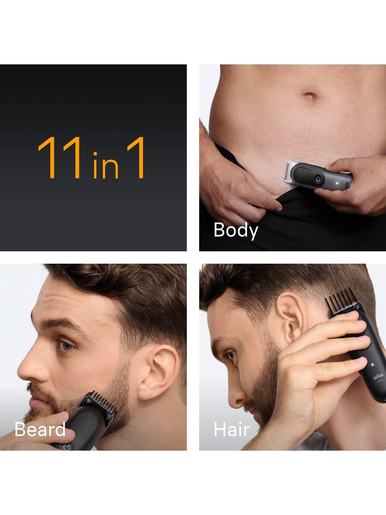Image 6 of 7 of Braun All-in-One Kit Series 5, 11in1 Grooming, Body Trim, AIO5560, Grey