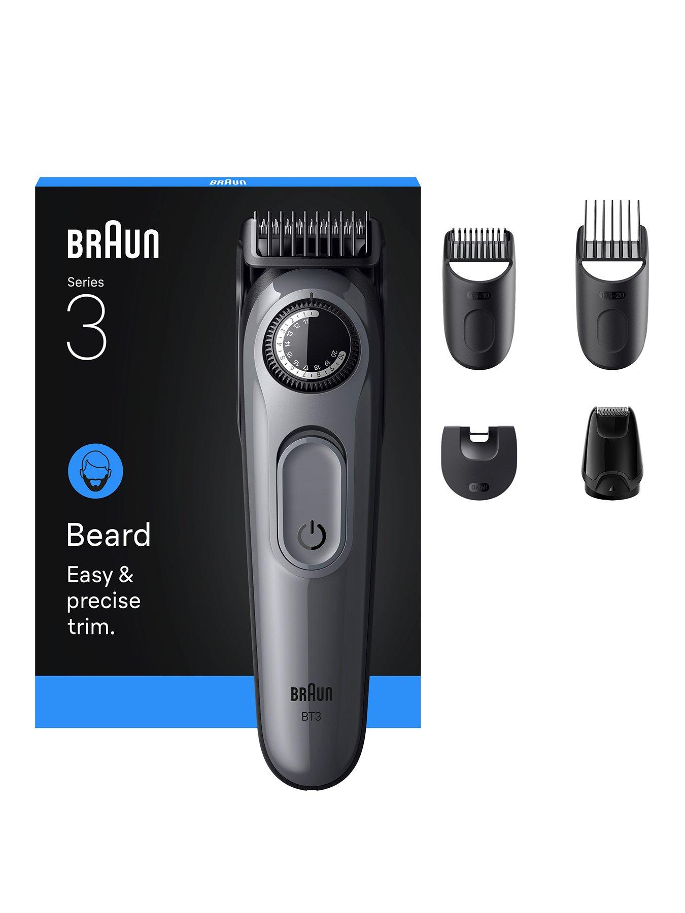undefined Beard Trimmer Series 3, +5 Styling Tools, 40 Lengths, BT3560, Grey