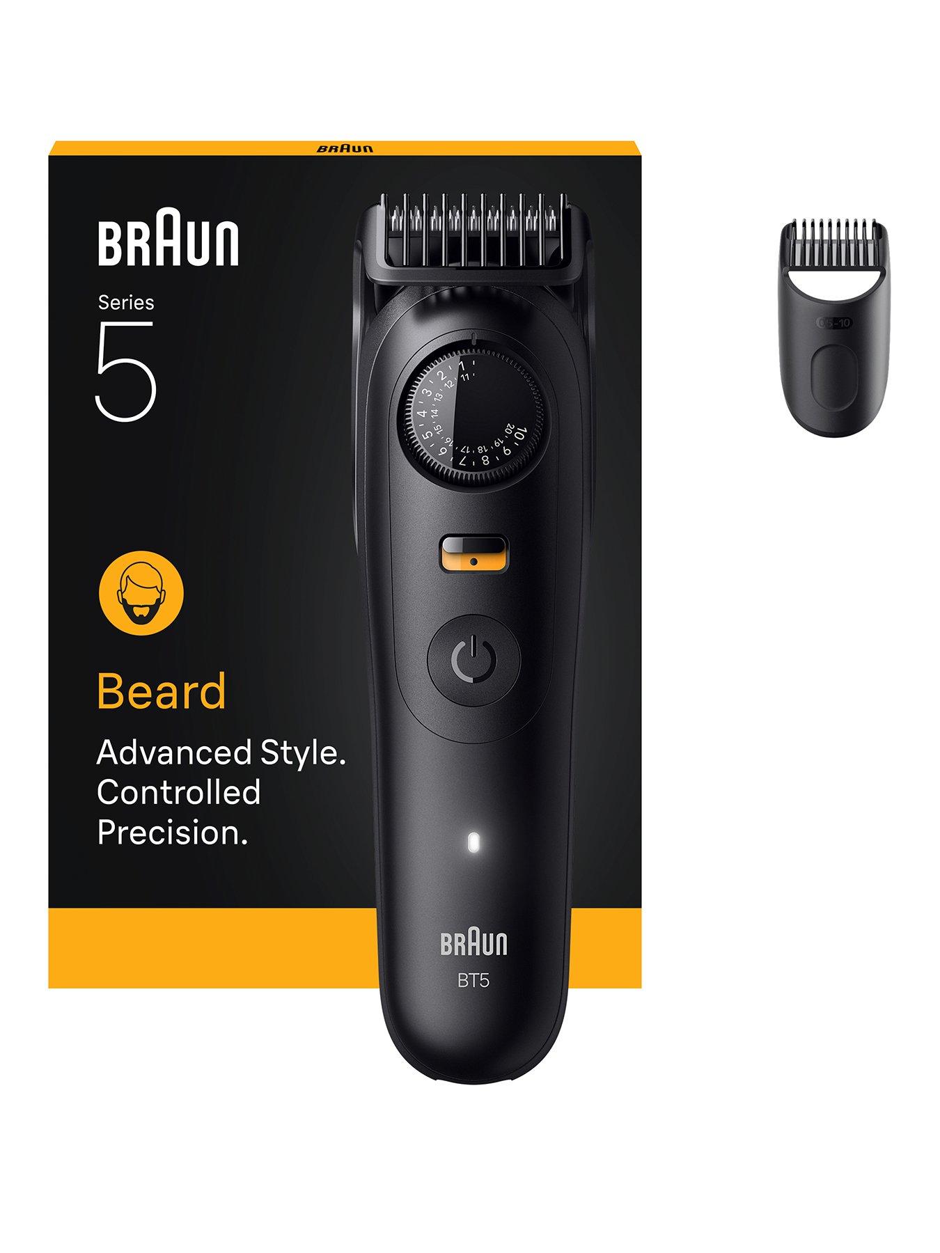 undefined Beard Trimmer Series 5, +2 Styling Tools, 20 Lengths, BT5500, Black