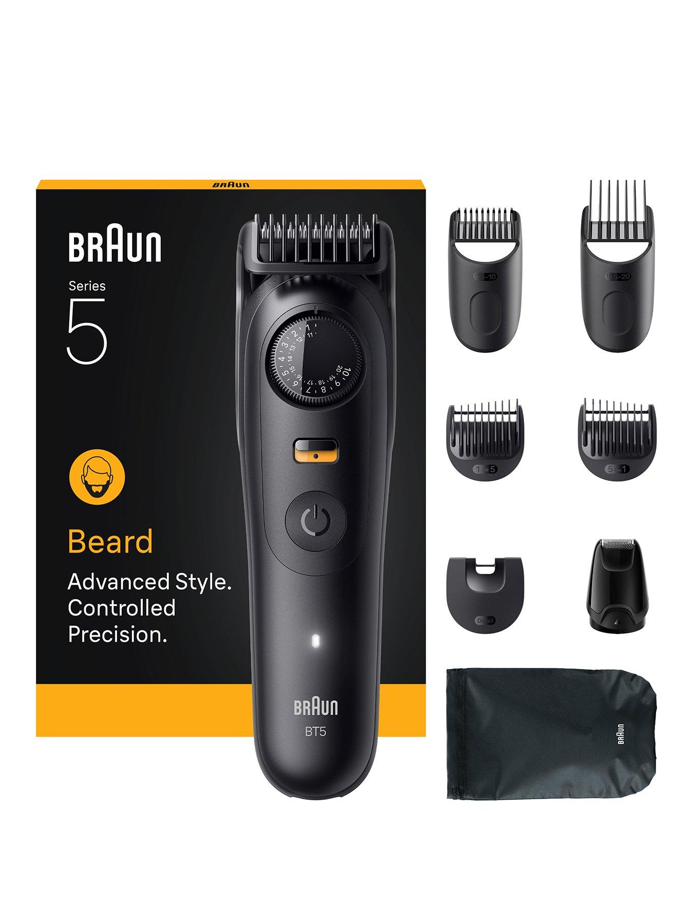 undefined Beard Trimmer Series 5, +8 Styling Tools, 40 Lengths, BT5560, Black