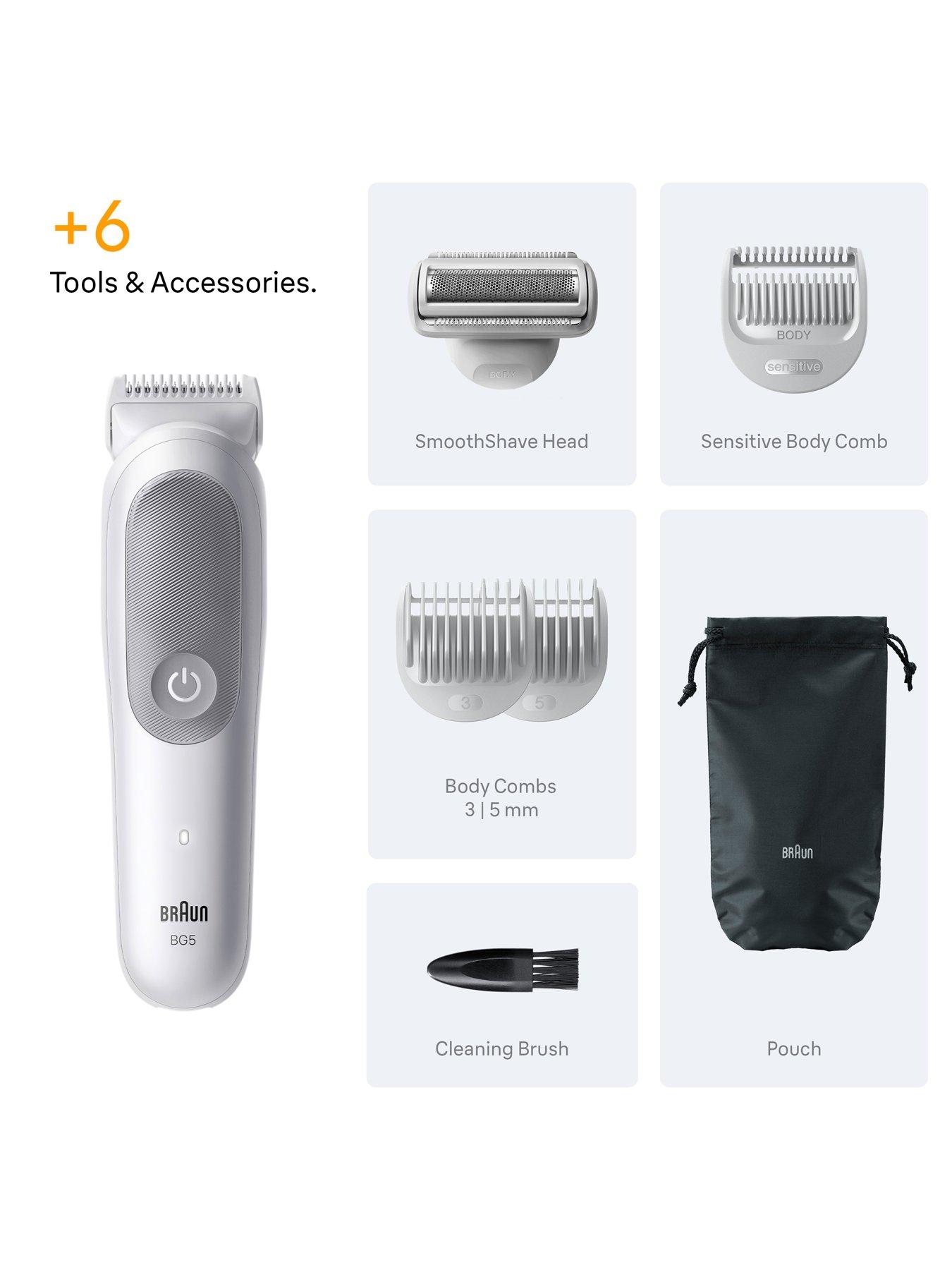 Image 2 of 7 of Braun Series 5 Body Groomer. Gentle Trim &amp; Smooth Shave