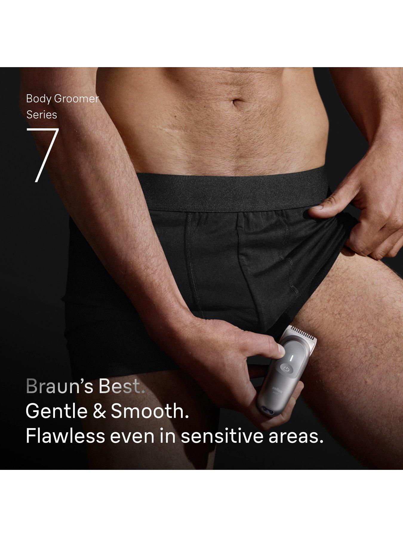Image 6 of 8 of Braun Body Groomer Series 7, +6 Grooming Tools, Trim & Shave, Waterproof, BG7550, Grey