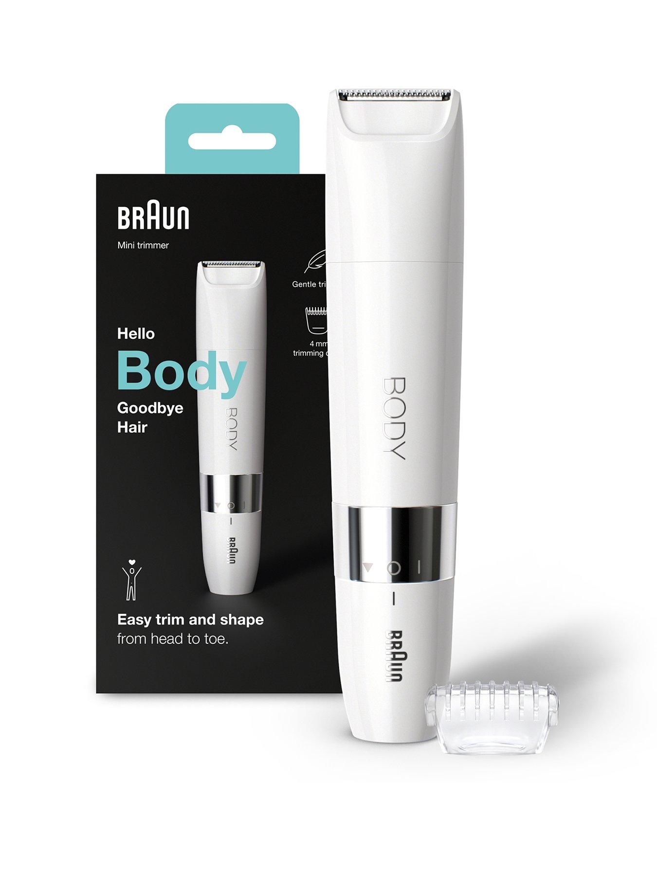 undefined Body Mini Trimmer BS1000, Electric Body Hair Removal for Women and Men
