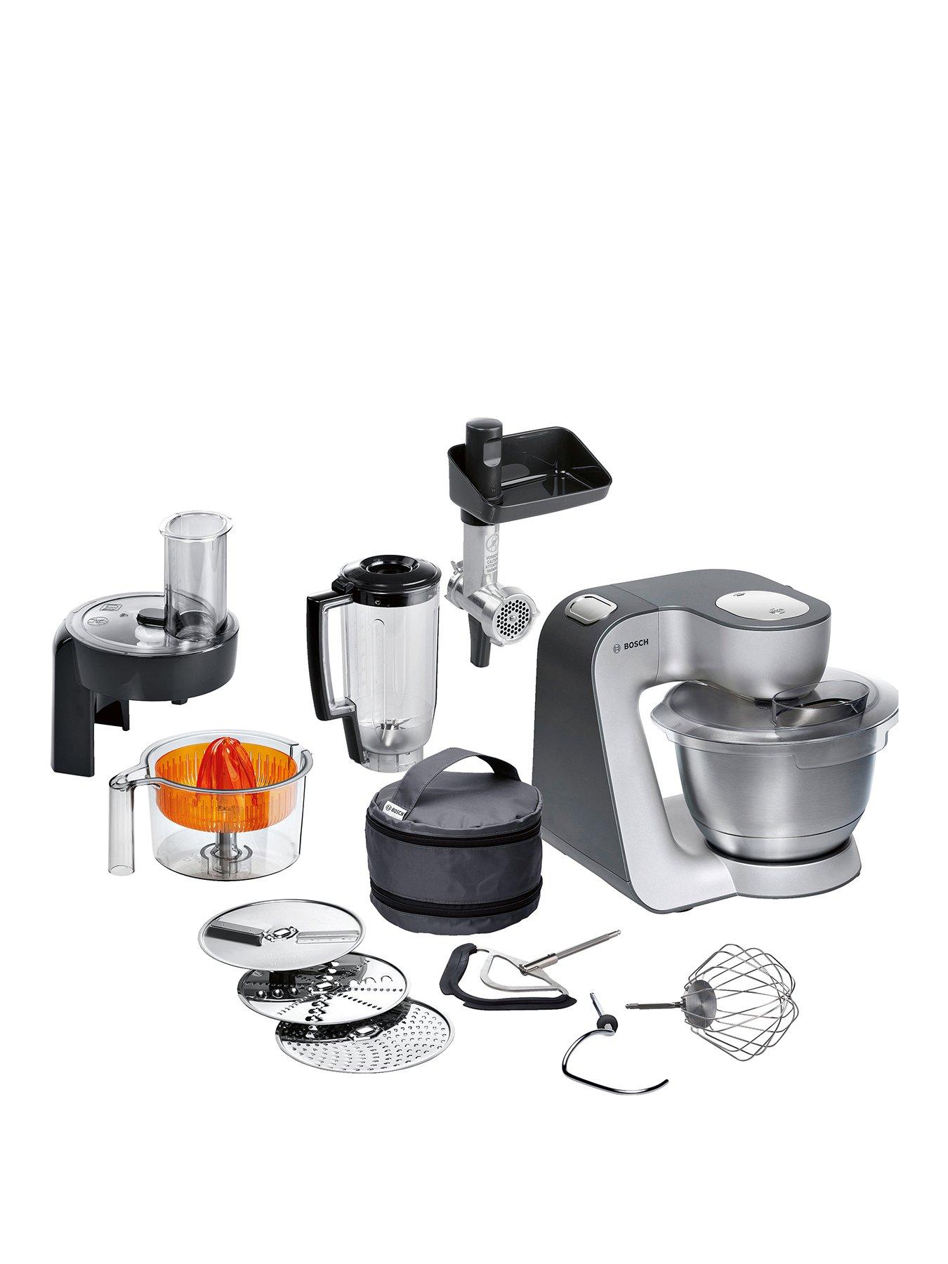 undefined Bosch CreationLine 7 in 1 stand mixer MUM59340GB Anthracite & Silver