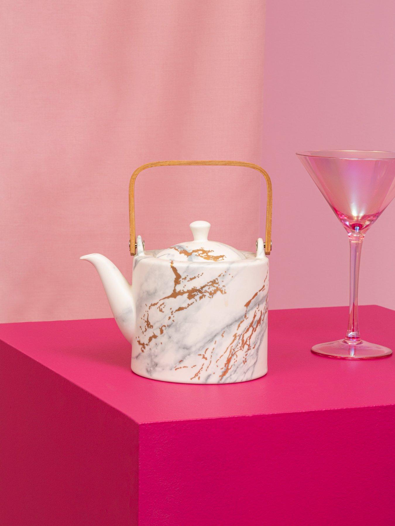 Interiors By Premier Marble Luxe Teapot