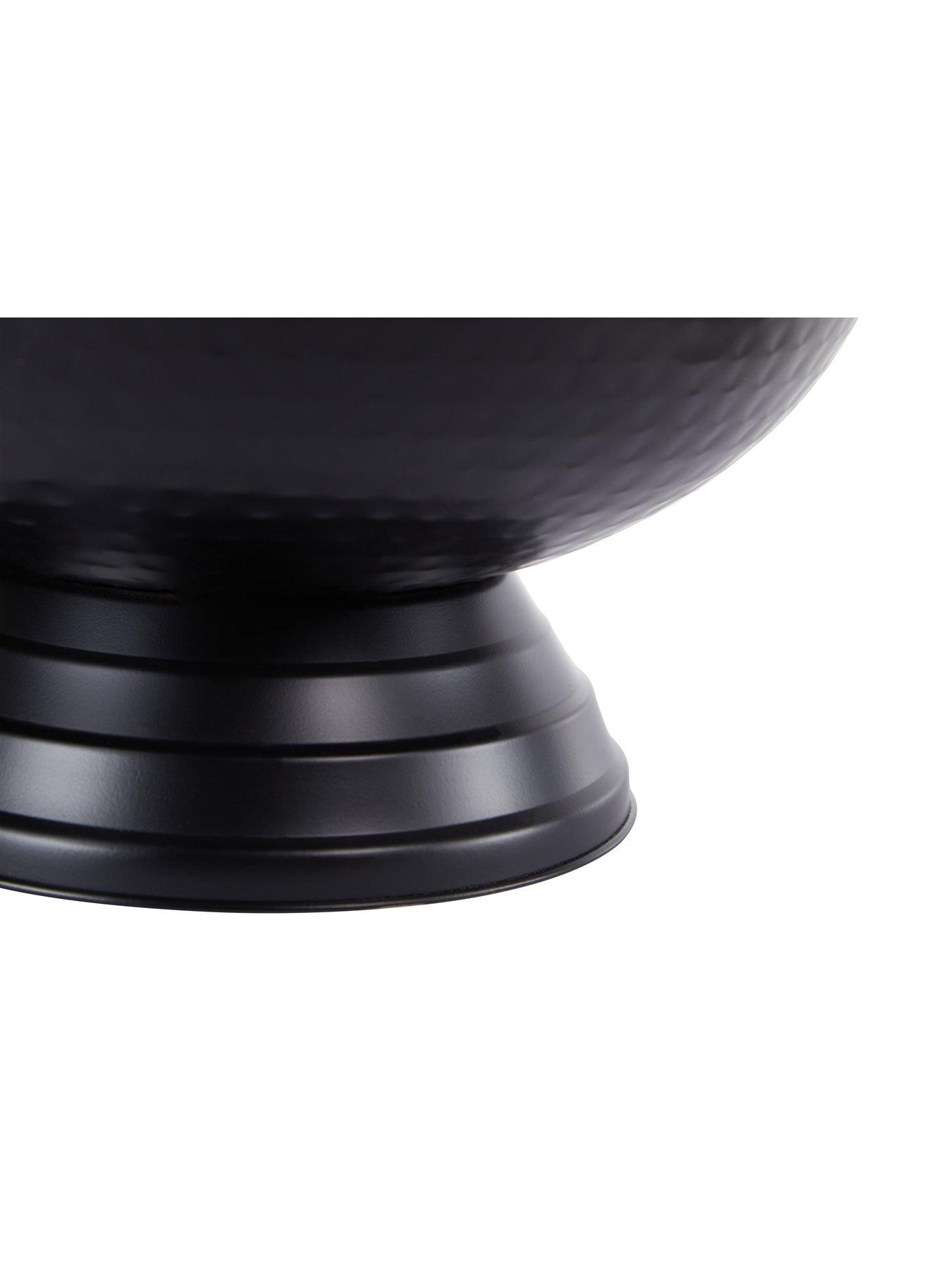 Image 4 of 6 of Interiors By Premier Ankara Black Finish Champagne Bowl