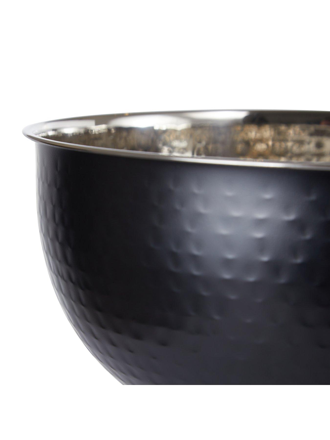 Image 6 of 6 of Interiors By Premier Ankara Black Finish Champagne Bowl