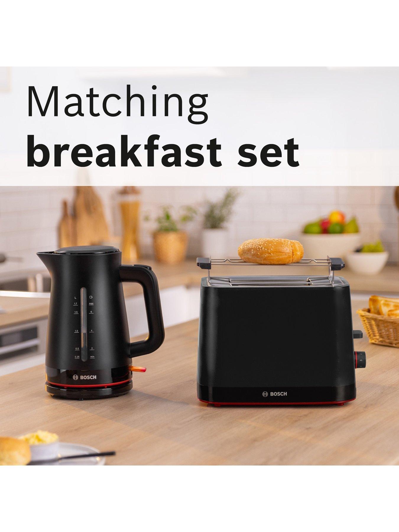 Image 2 of 8 of Bosch MyMoment TAT3M123GB Infuse 2 Slot Toaster - Black