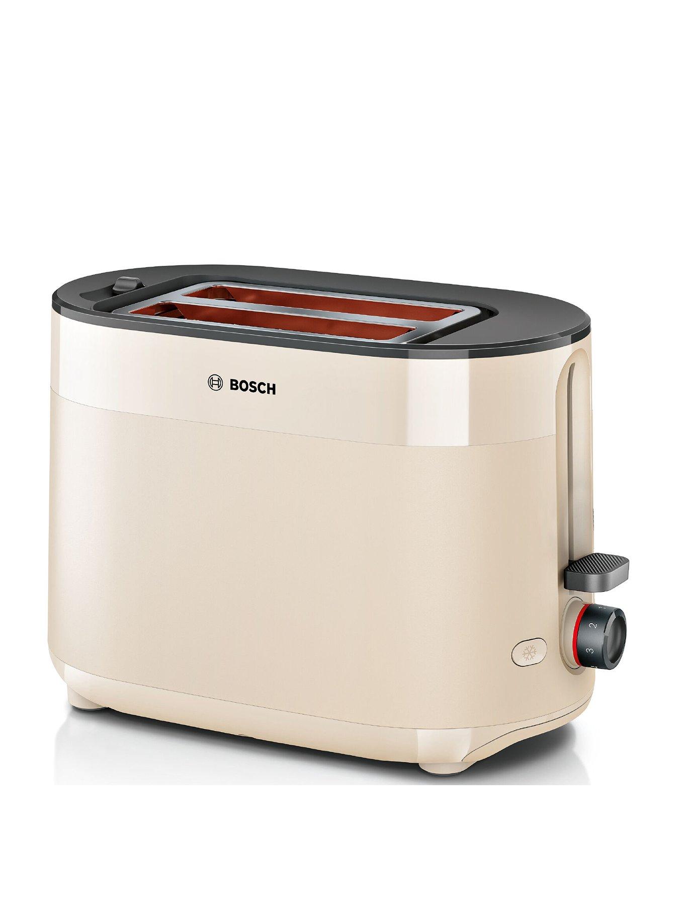 Bosch MyMoment TAT2M127GB Delight 2 Slot Toaster - Cream