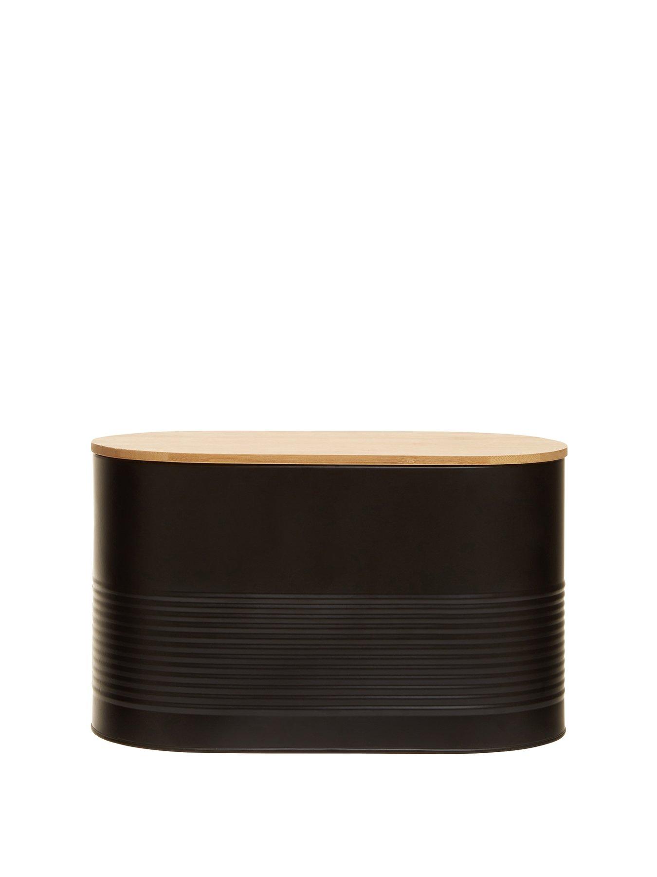 Interiors By Premier Alton Black Bread Bin