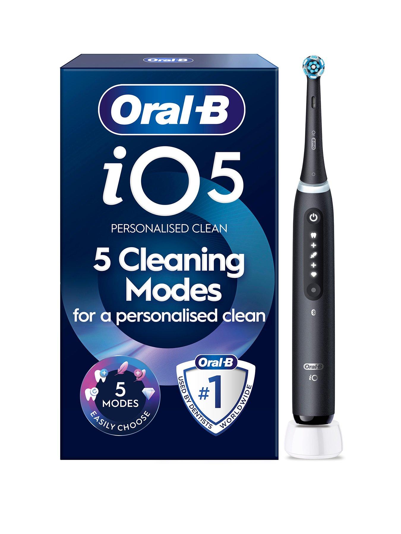 Image 1 of 8 of Oral-B iO5 Matt Black Electric Toothbrush