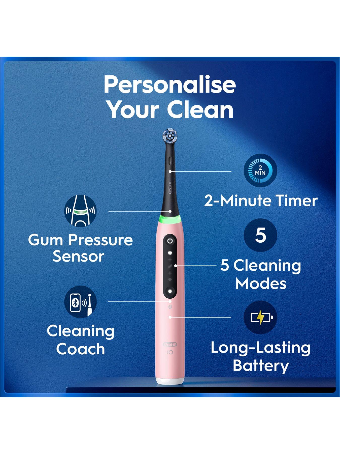 Oral-B iO5 Blush Pink Electric Toothbrush | Very