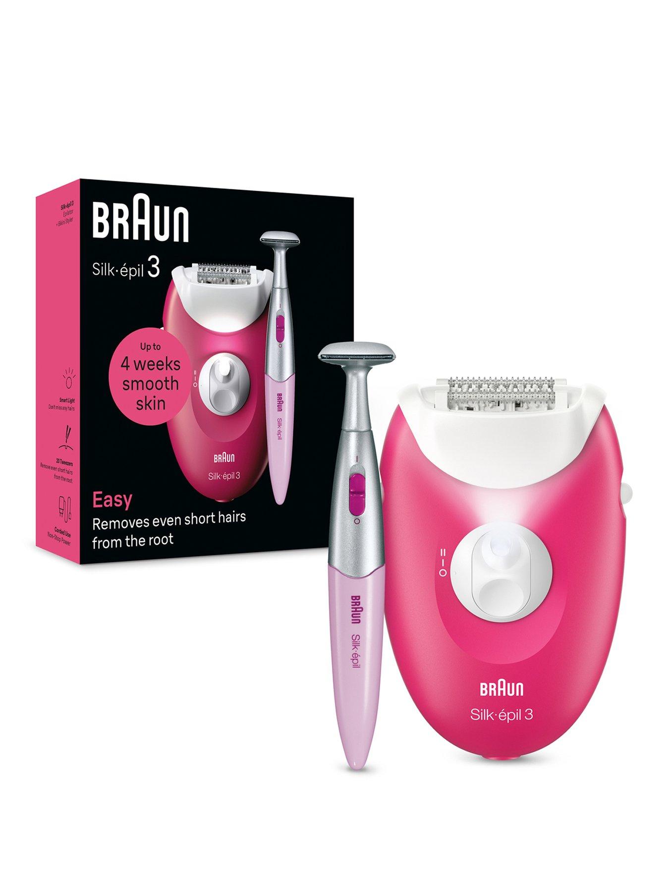 undefined Silk-epil 3, Corded Epilator For Hair Removal, Weeks Of Smooth Skin, 3-202