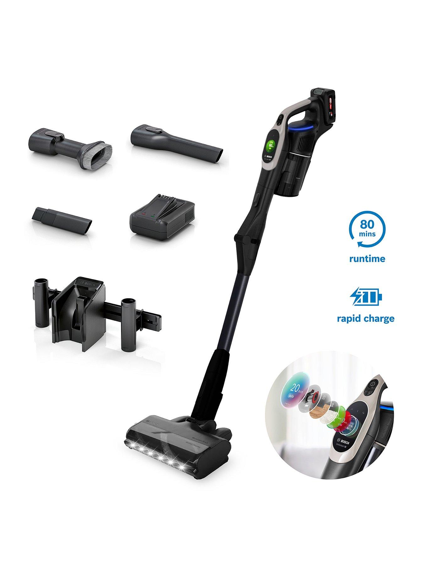 Image 1 of 8 of Bosch Unlimited 10 BBS1041GGB 80 mins runtime, Cordless Vacuum Cleaner - Graphite