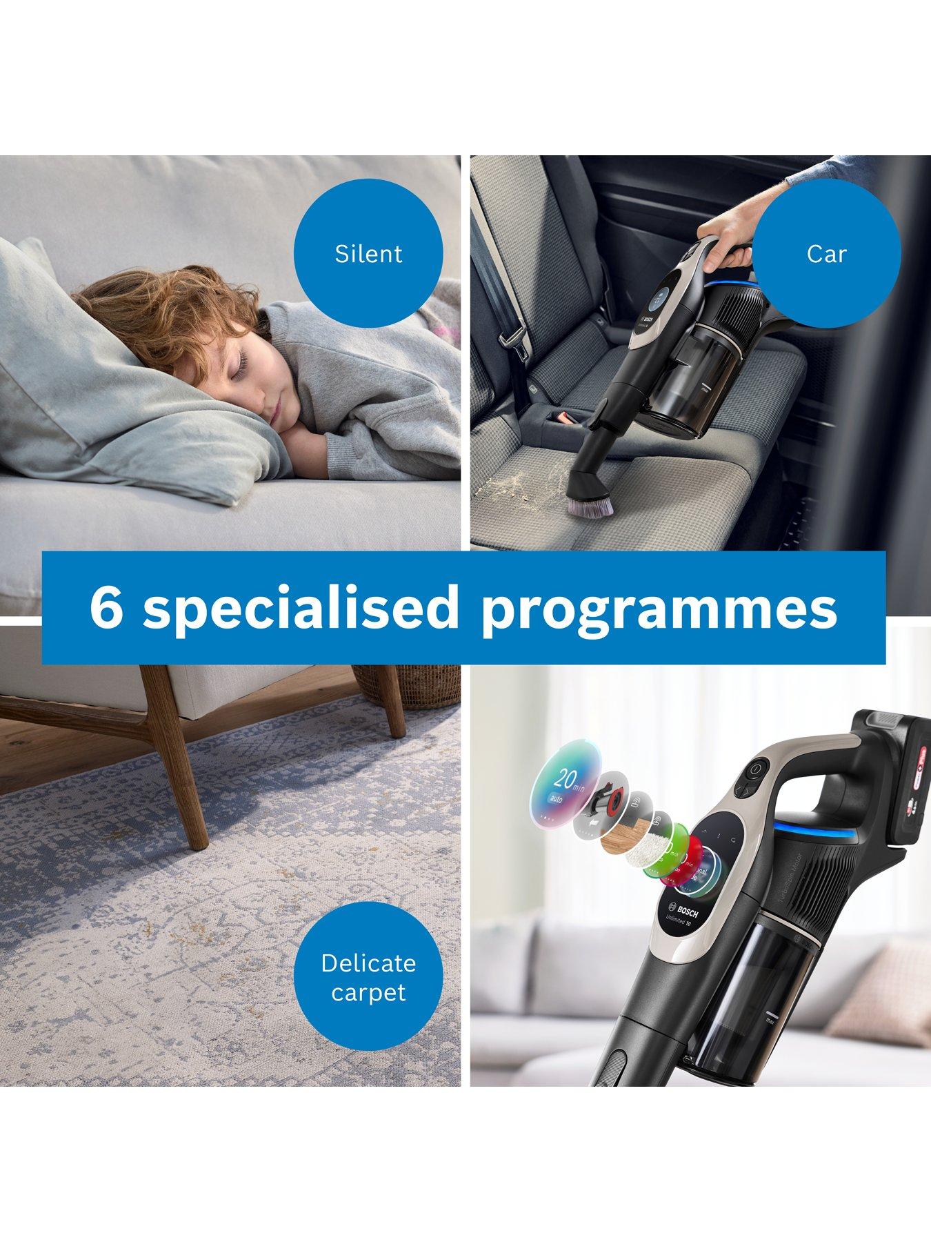 Image 3 of 8 of Bosch Unlimited 10 BBS1041GGB 80 mins runtime, Cordless Vacuum Cleaner - Graphite