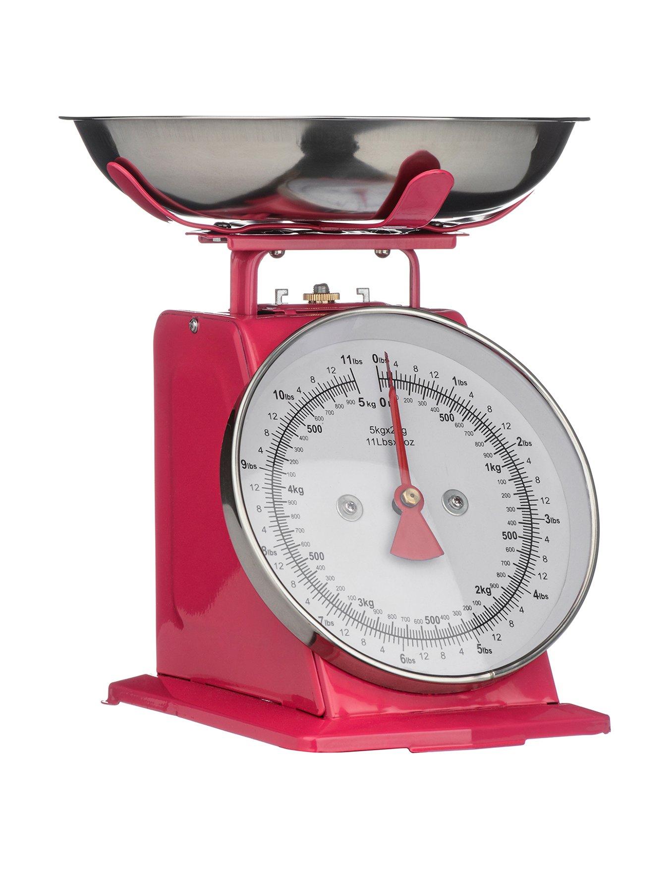 Image 1 of 1 of Interiors By Premier Olivier 5kg Hot Pink Retro Kitchen Scale