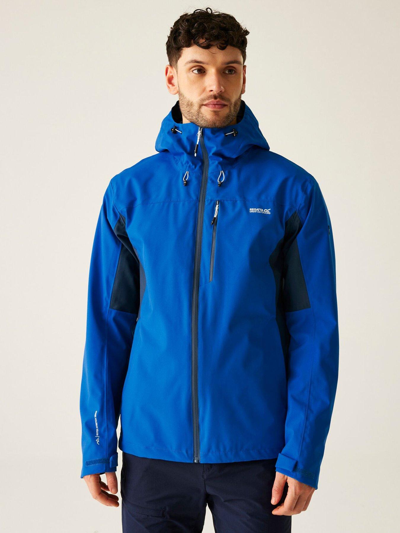 Regatta Mens Birchdale Ii Waterproof Shell Jacket Blue Very