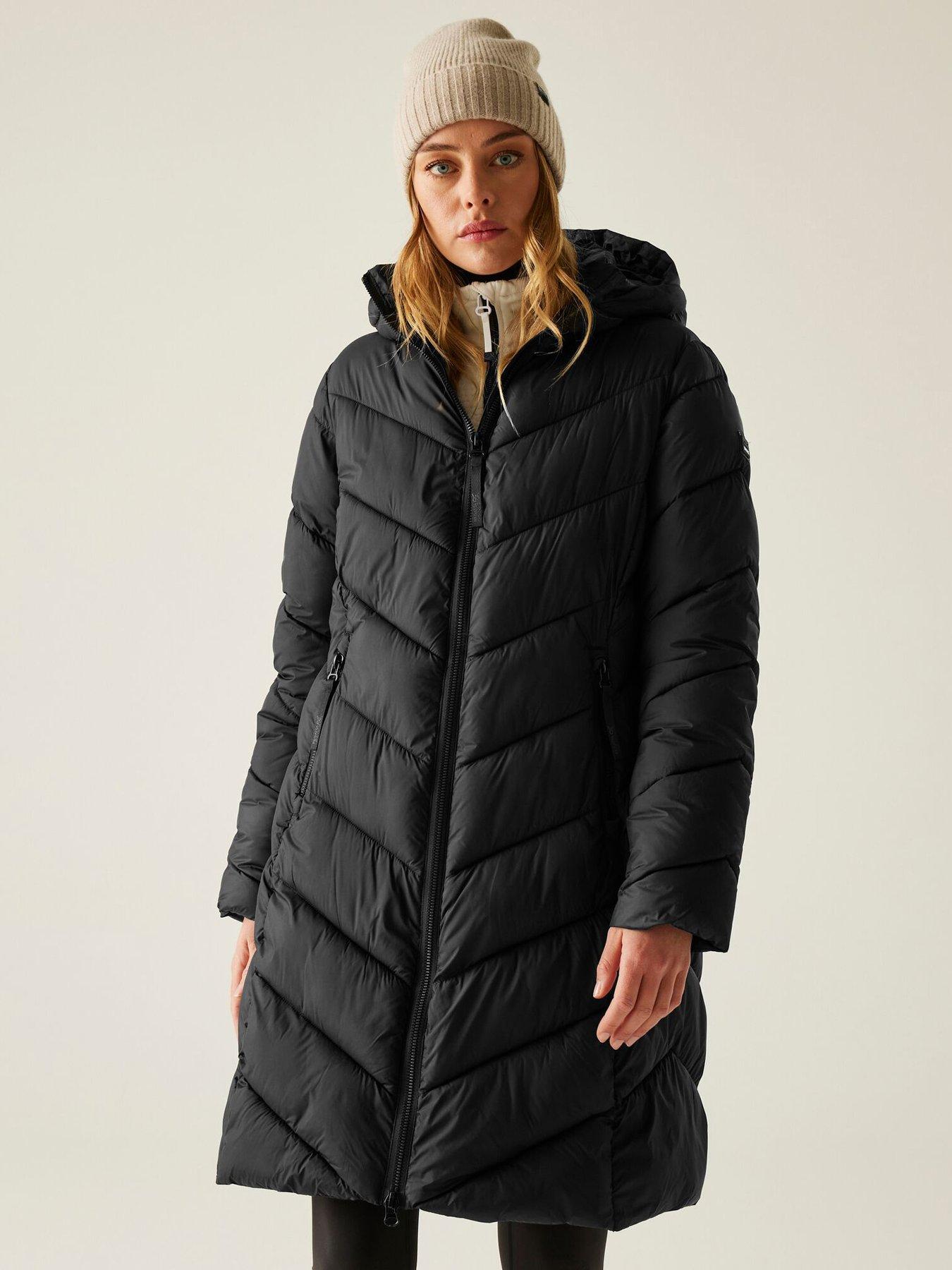 Regatta Womens Anita Padded Jacket, Black, Size 16, Women