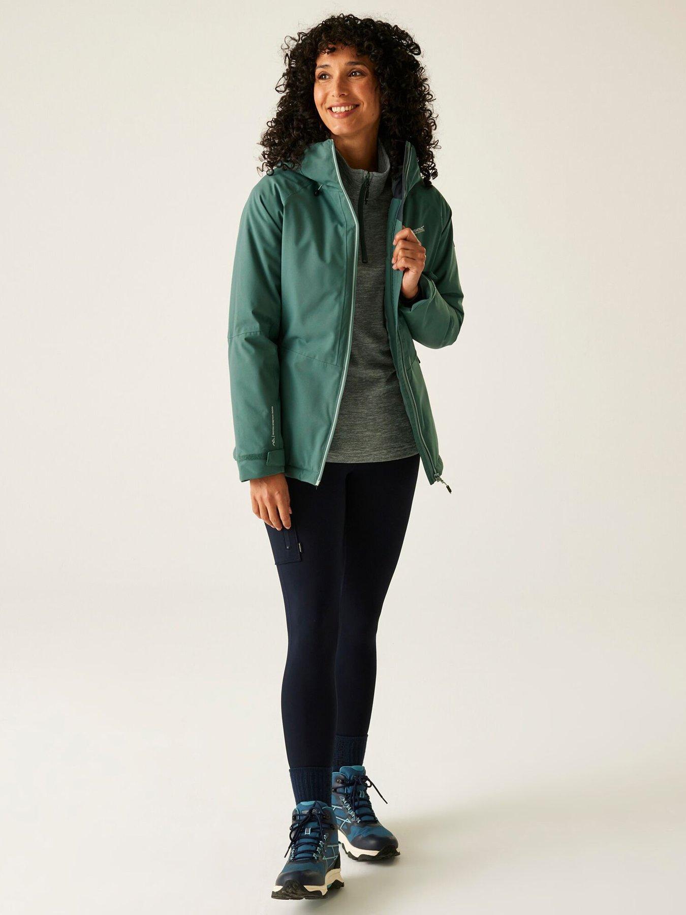 Veste Imperméable Matelassée Regatta Highton II Pour Femme - Tissu Stretch Isotex 10000 - Isolée - Pour Randonnée, Plein Air