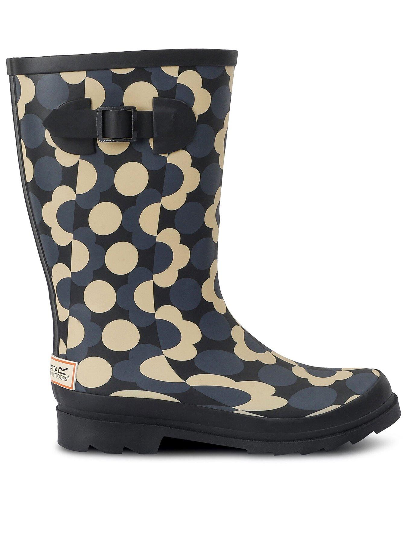 Regatta Womens Orla Kiely Mid Length Wellies Green Very