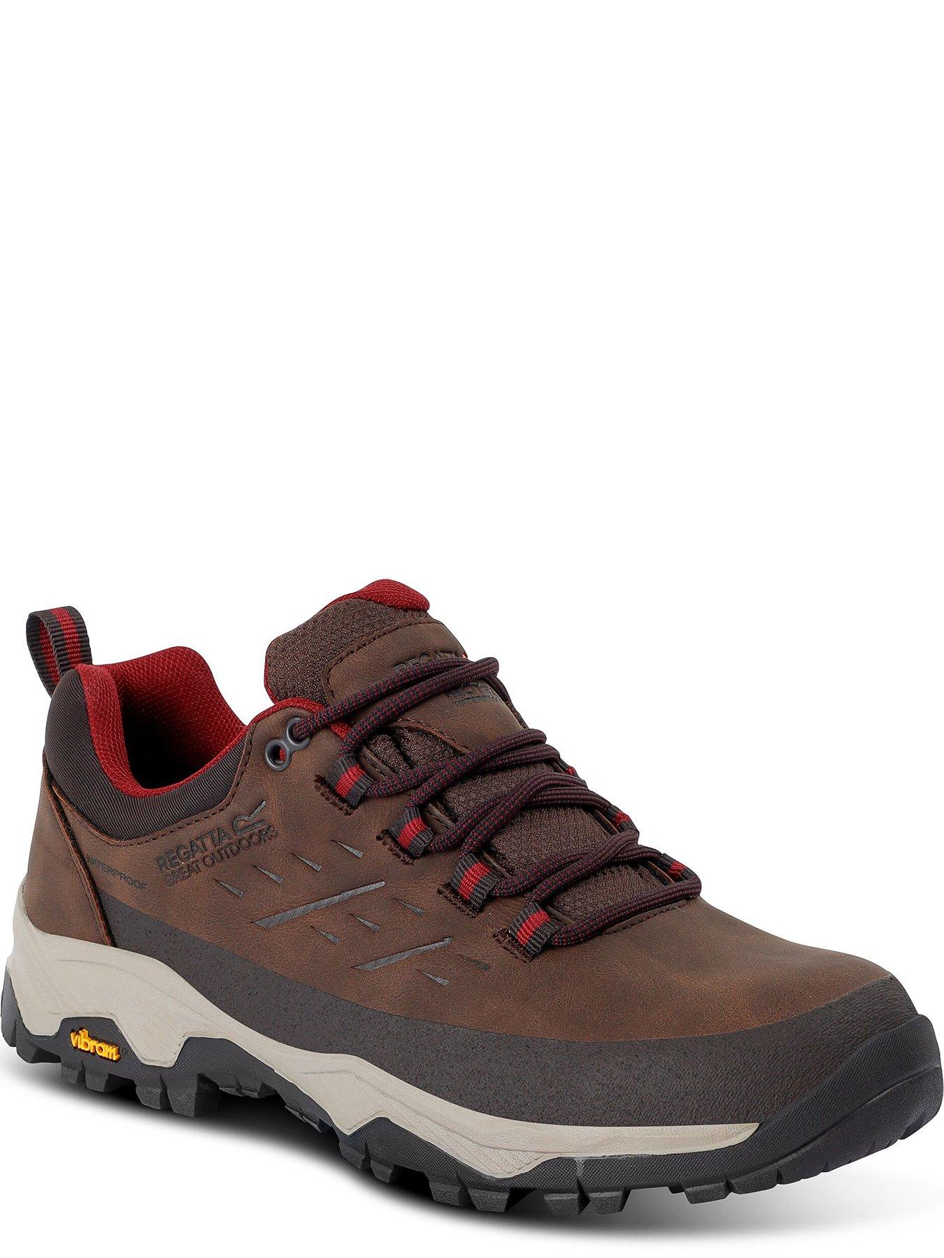 Regatta Womens Blake Low Walking Shoes Brown Very