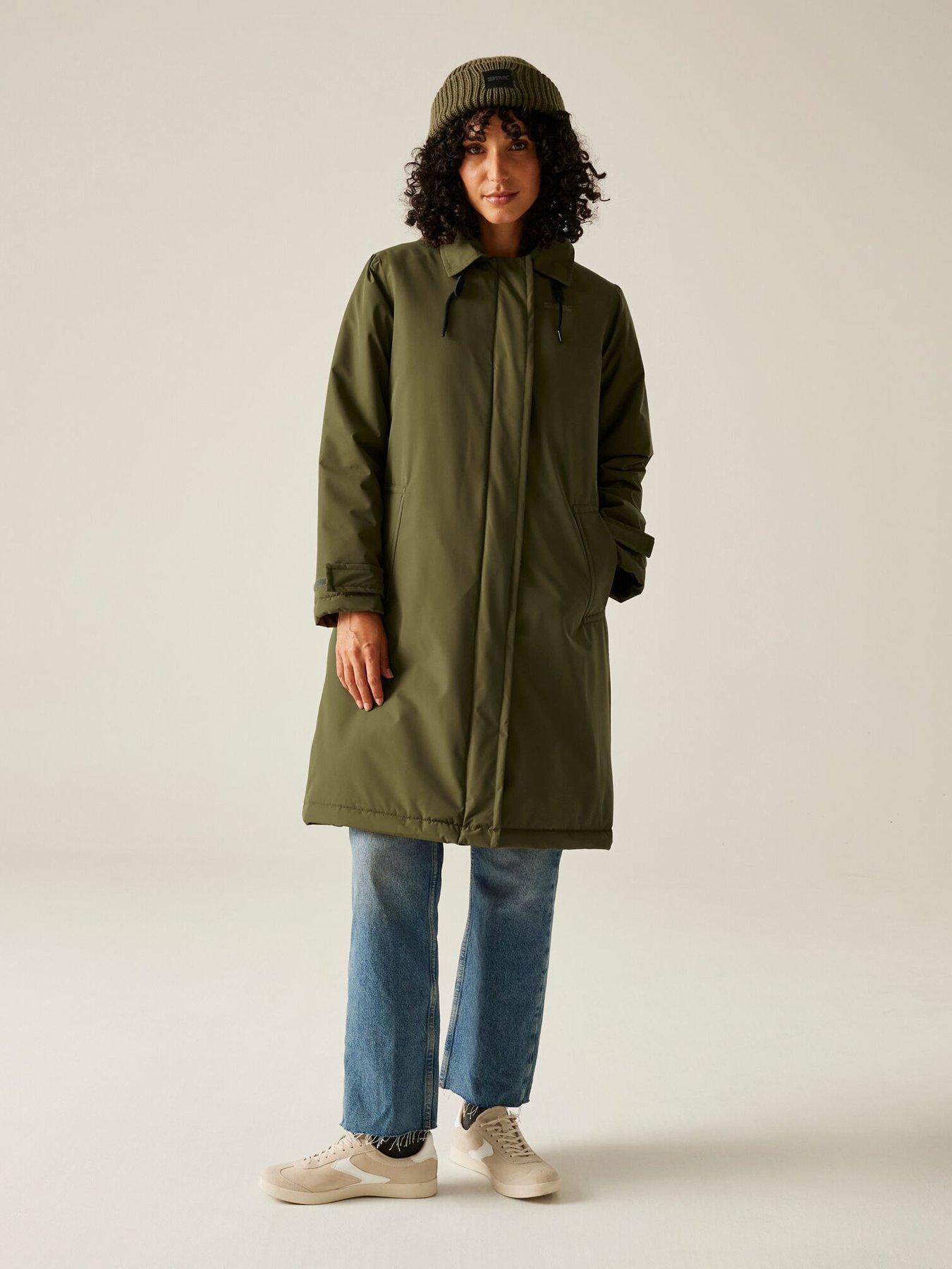 Regatta Womens Orla Kiely Waterproof Mac - Green | Very