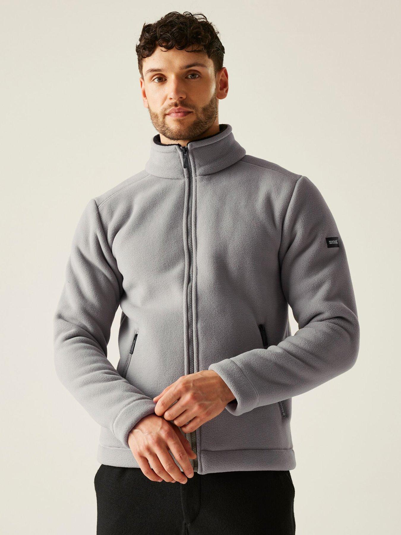 Regatta Mens Garrian Ii Fleece, Grey, Size Xl, Men