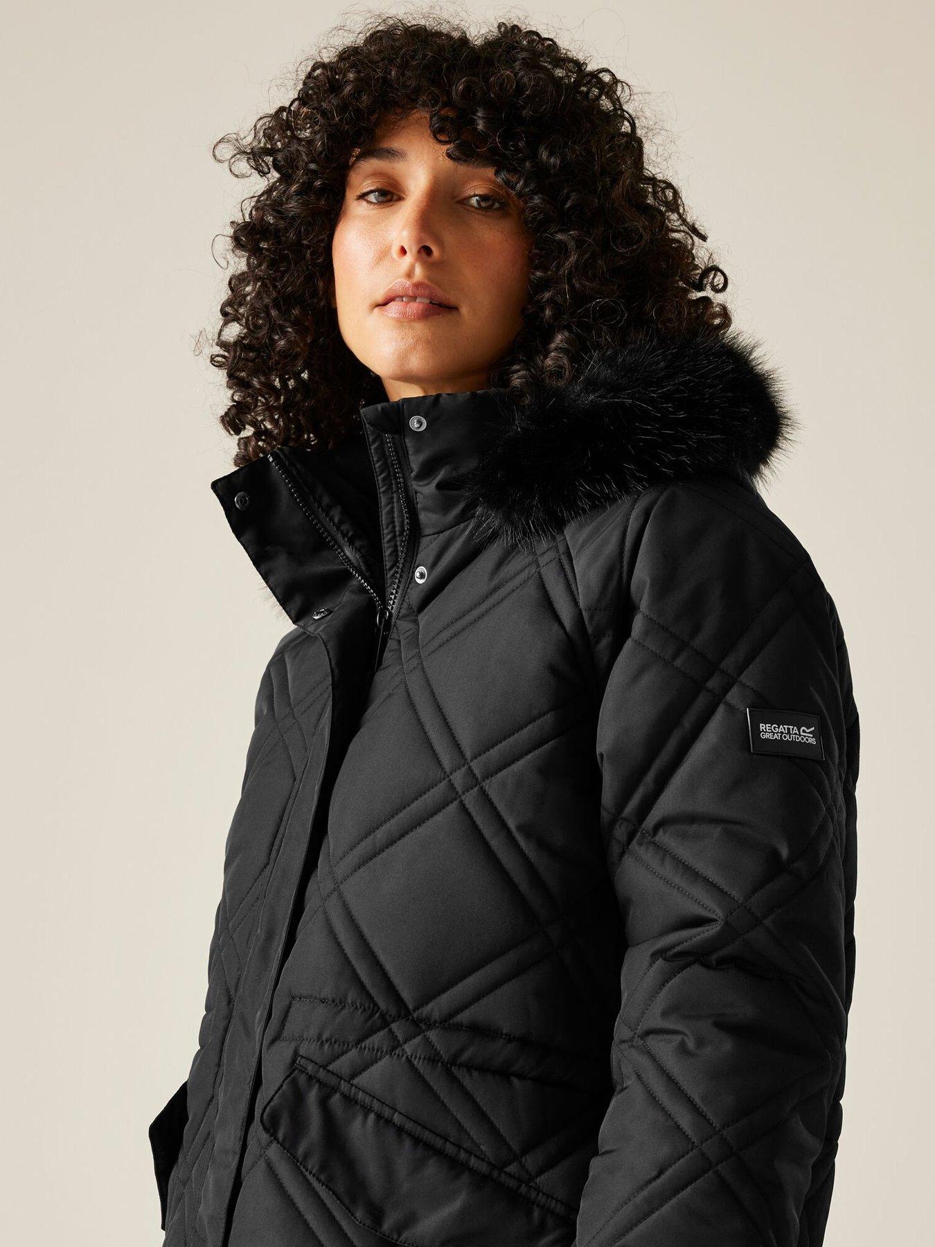 Image 6 of 6 of Regatta Womens Freyla Padded Jacket - Black