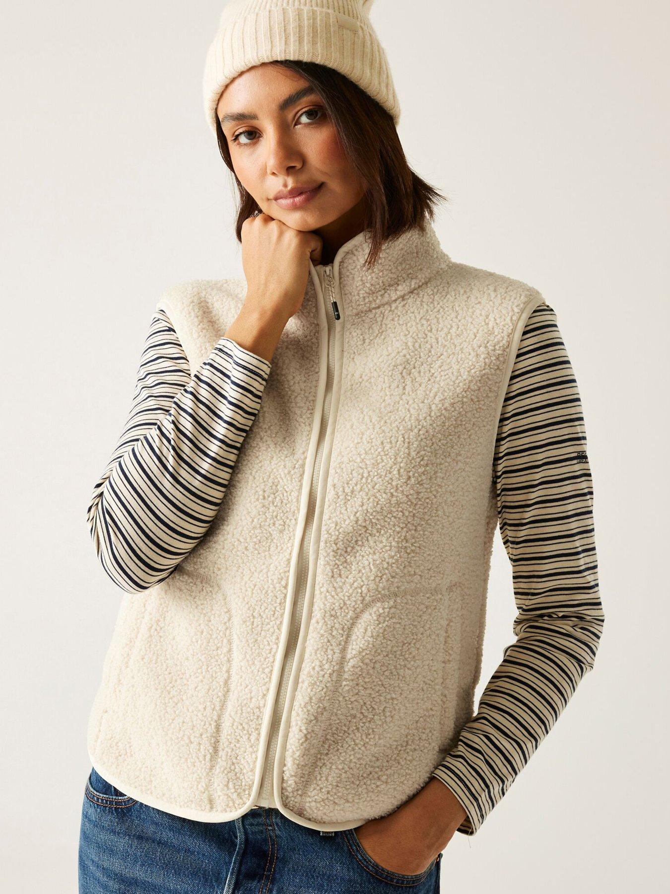 Regatta Womens Frankie Borg Gilet Cream Very