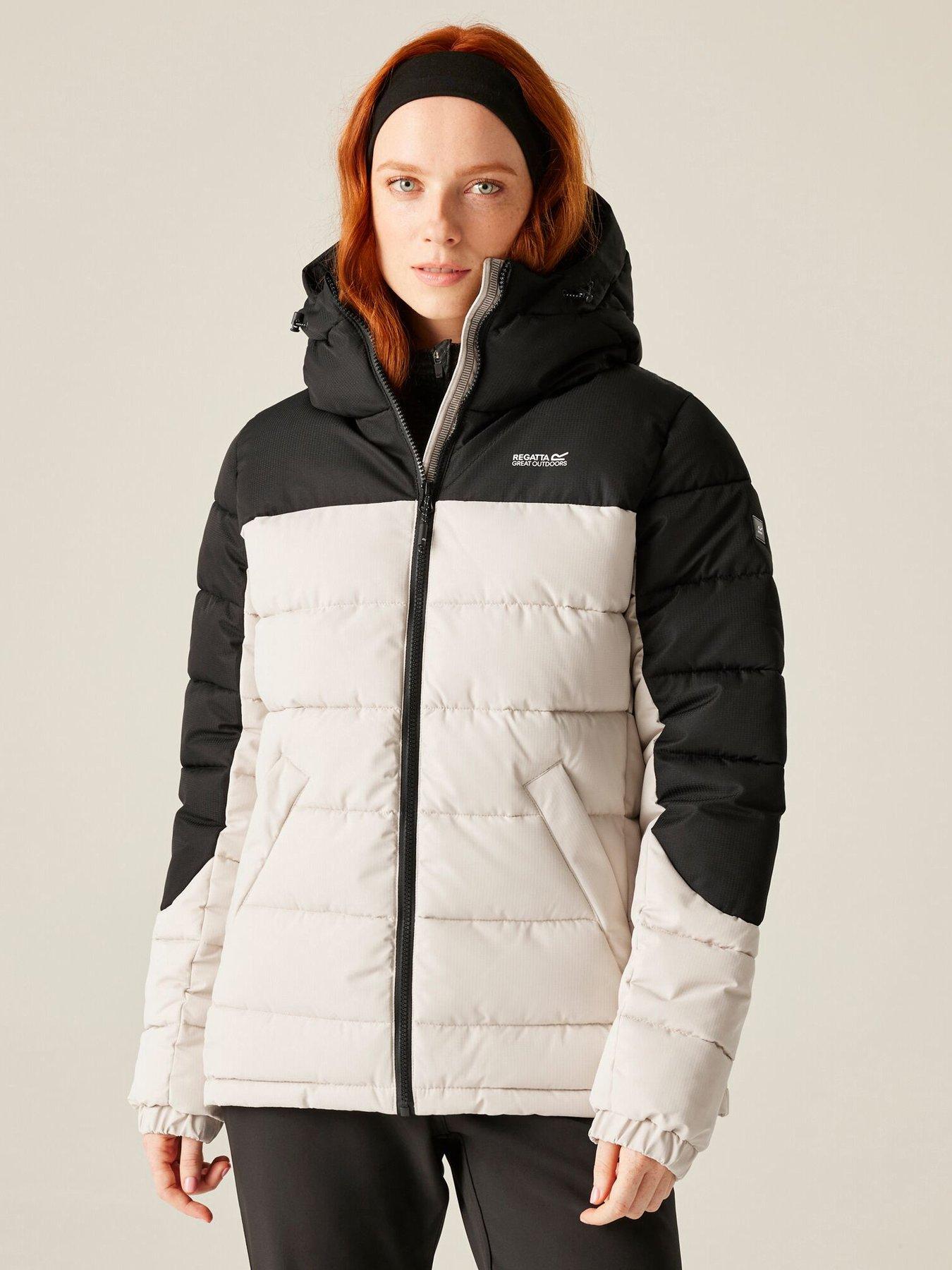 undefined Womens Aldthorn Padded Jacket - Beige/Black