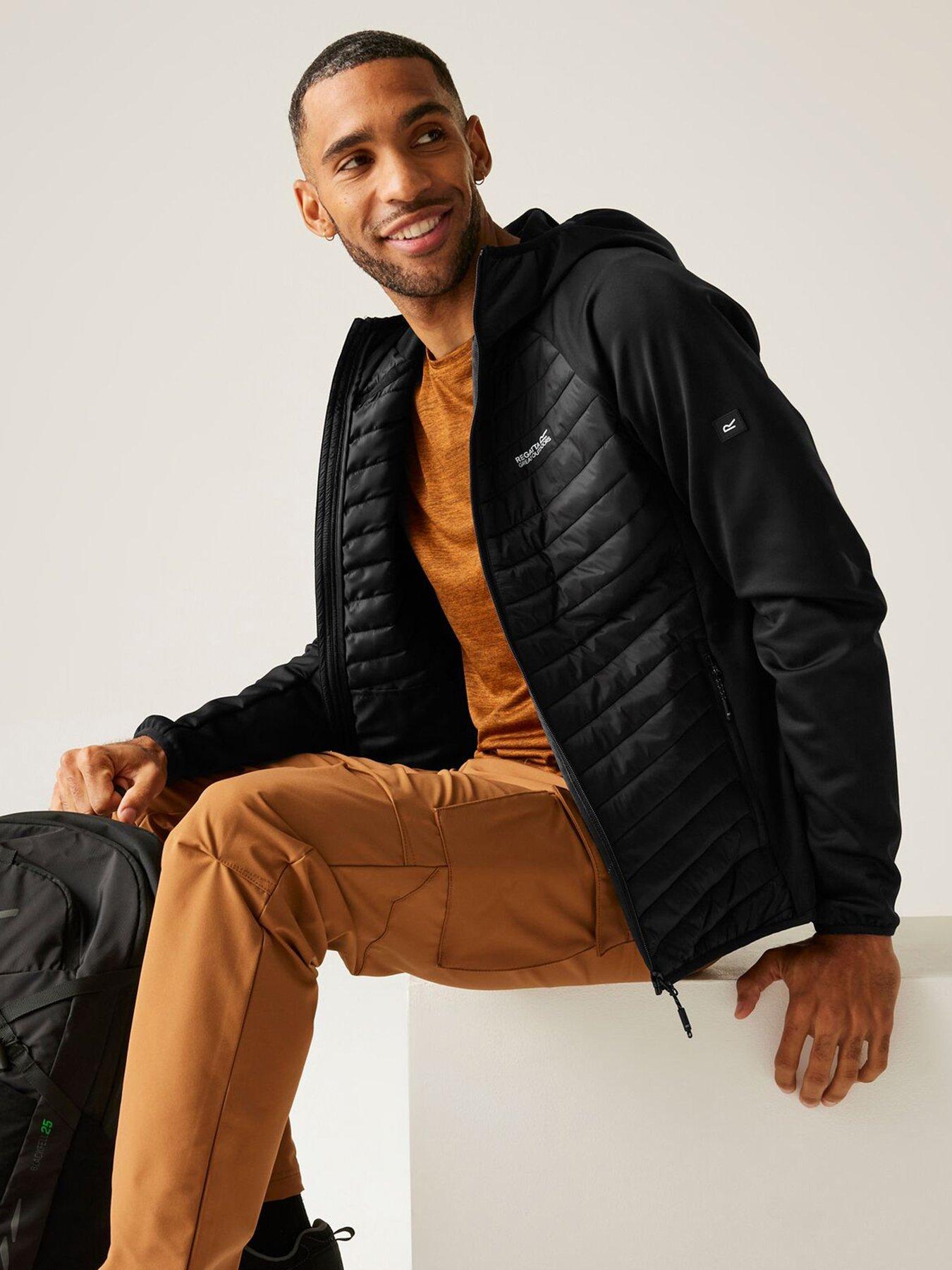 undefined Mens Andreson Hybrid Padded Jacket - Black