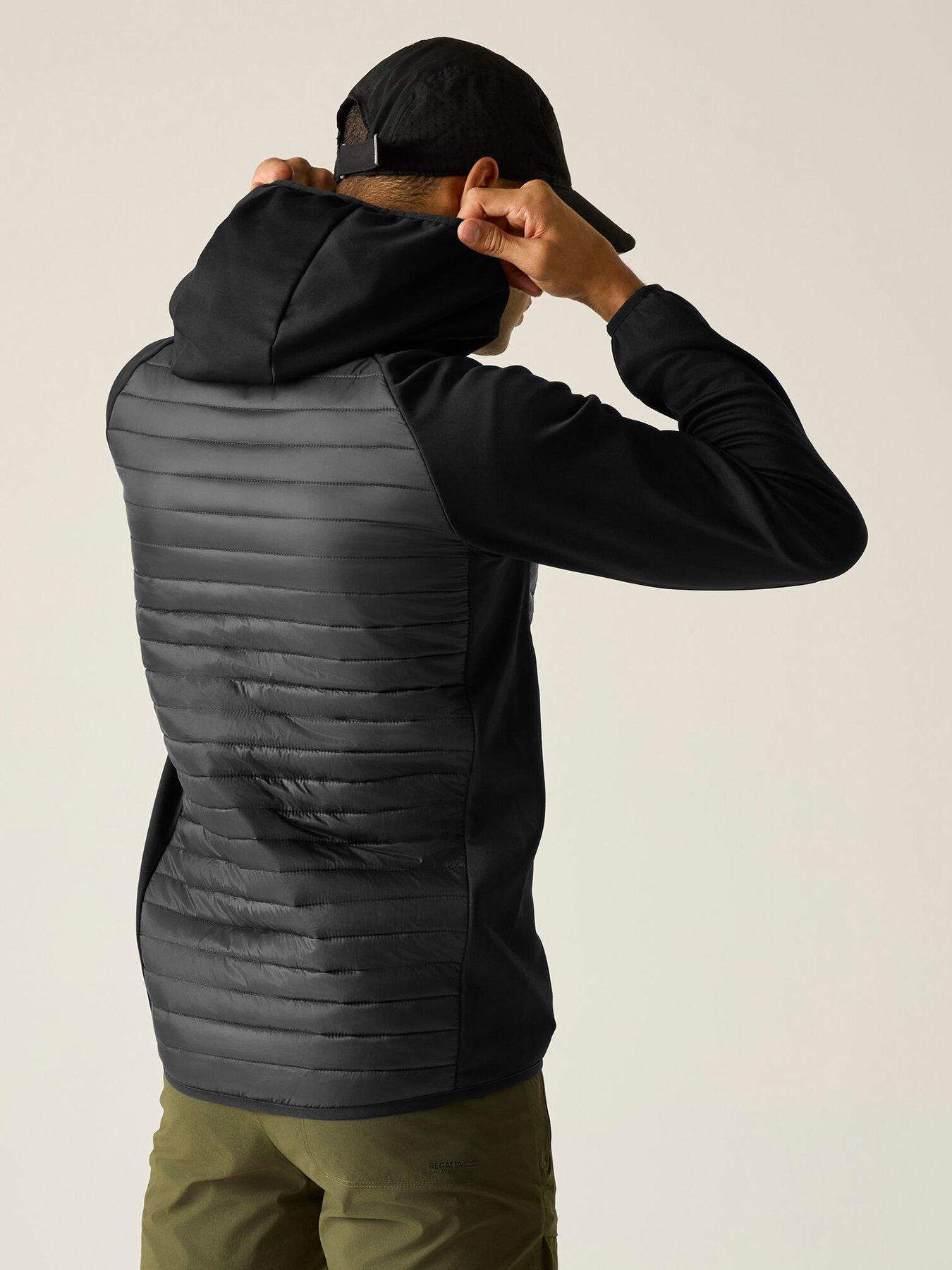 Regatta Mens Andreson Hybrid Padded Jacket Black Very