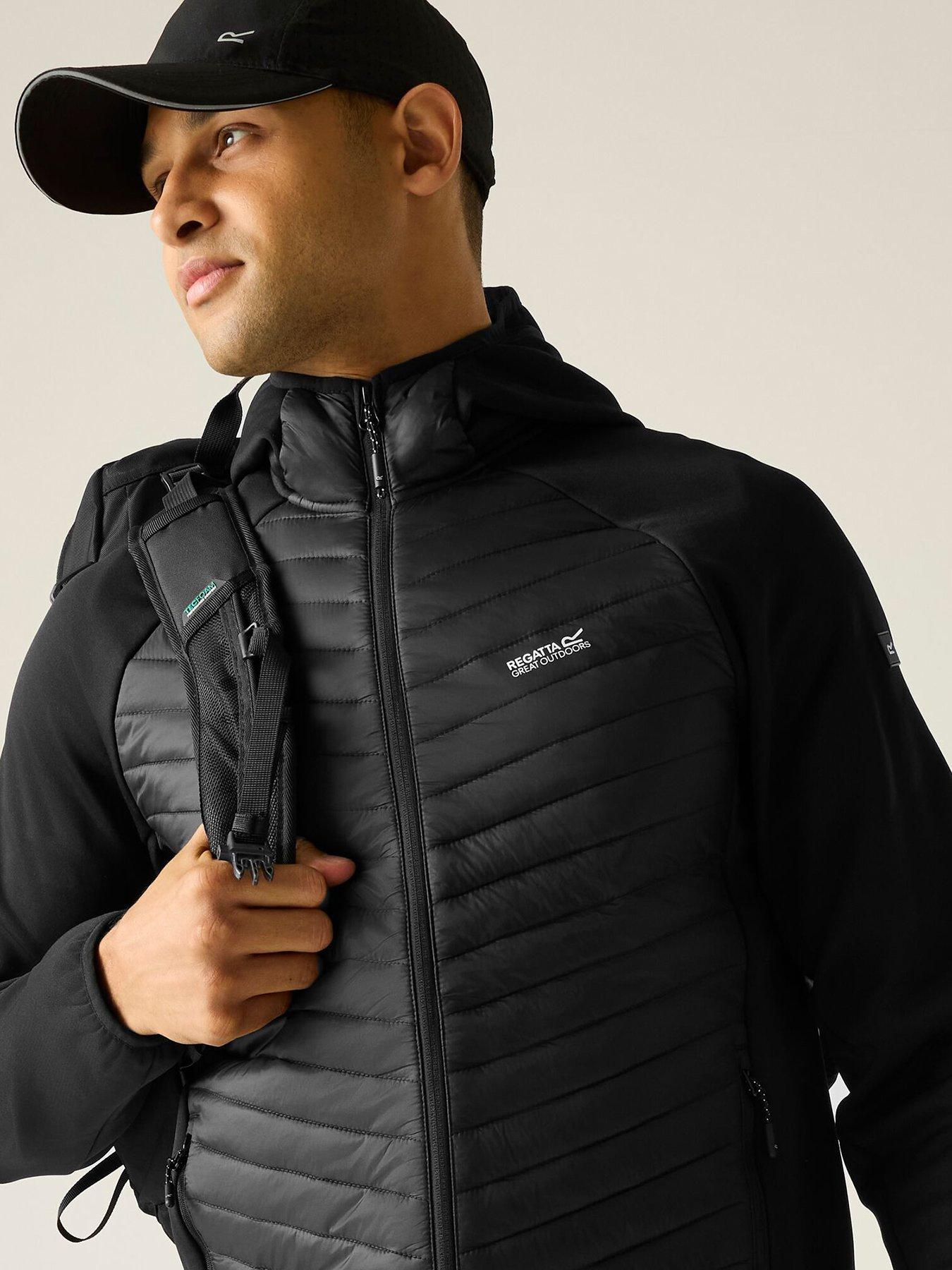 Image 4 of 7 of Regatta Mens Andreson Hybrid Padded Jacket - Black