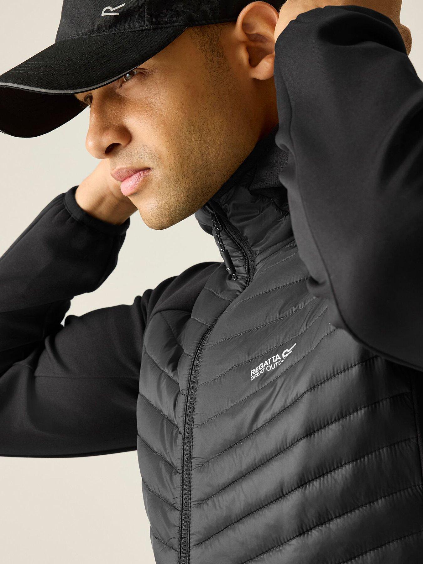 Image 6 of 7 of Regatta Mens Andreson Hybrid Padded Jacket - Black