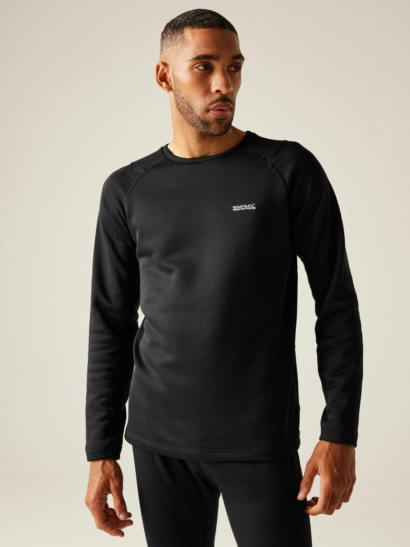 undefined Mens Thermal Baselayer Set - Black