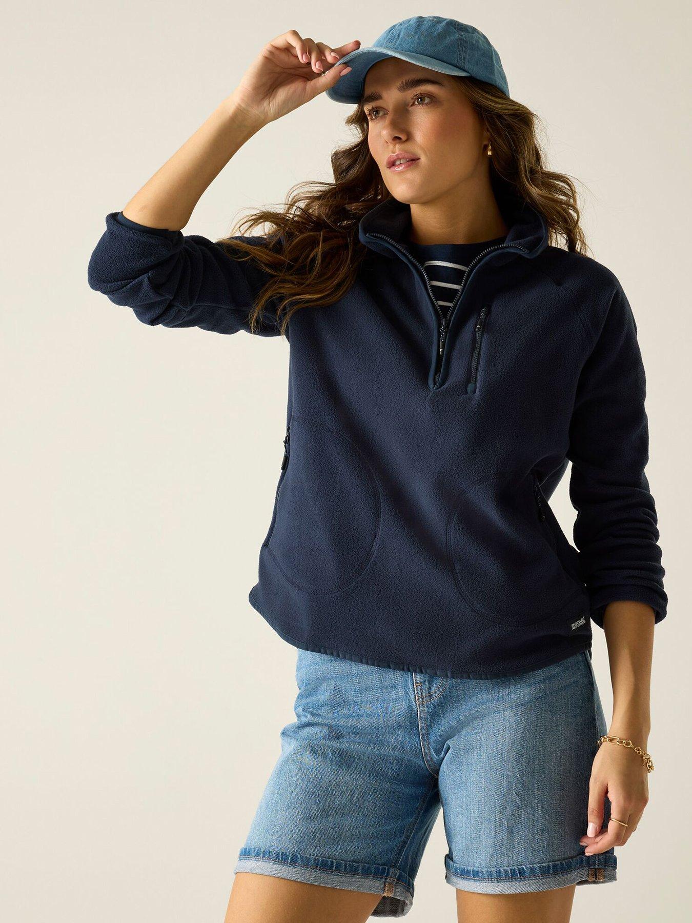 Regatta Womens Frankie 1/2 Zip Fleece - Navy