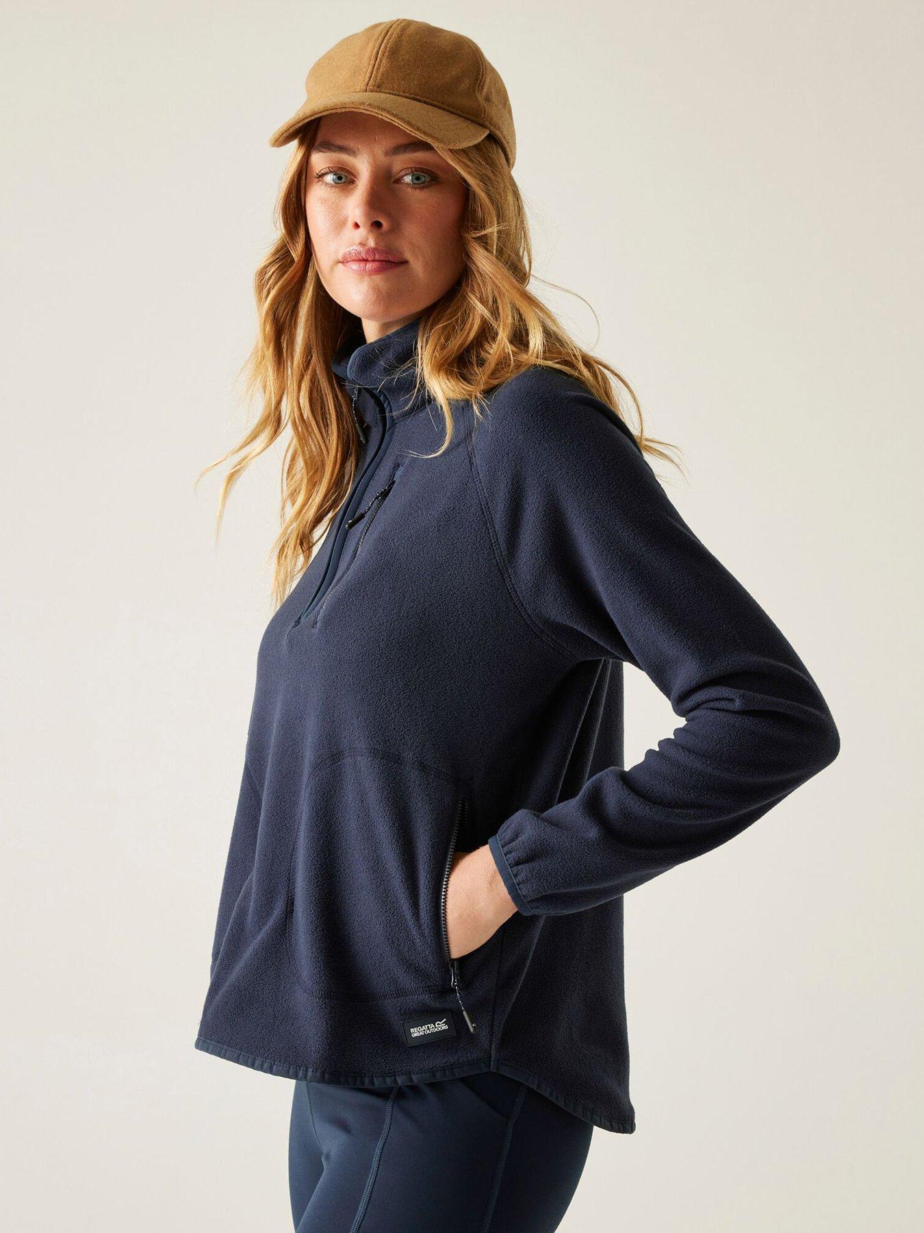 undefined Womens Frankie 1/2 Zip Fleece - Navy