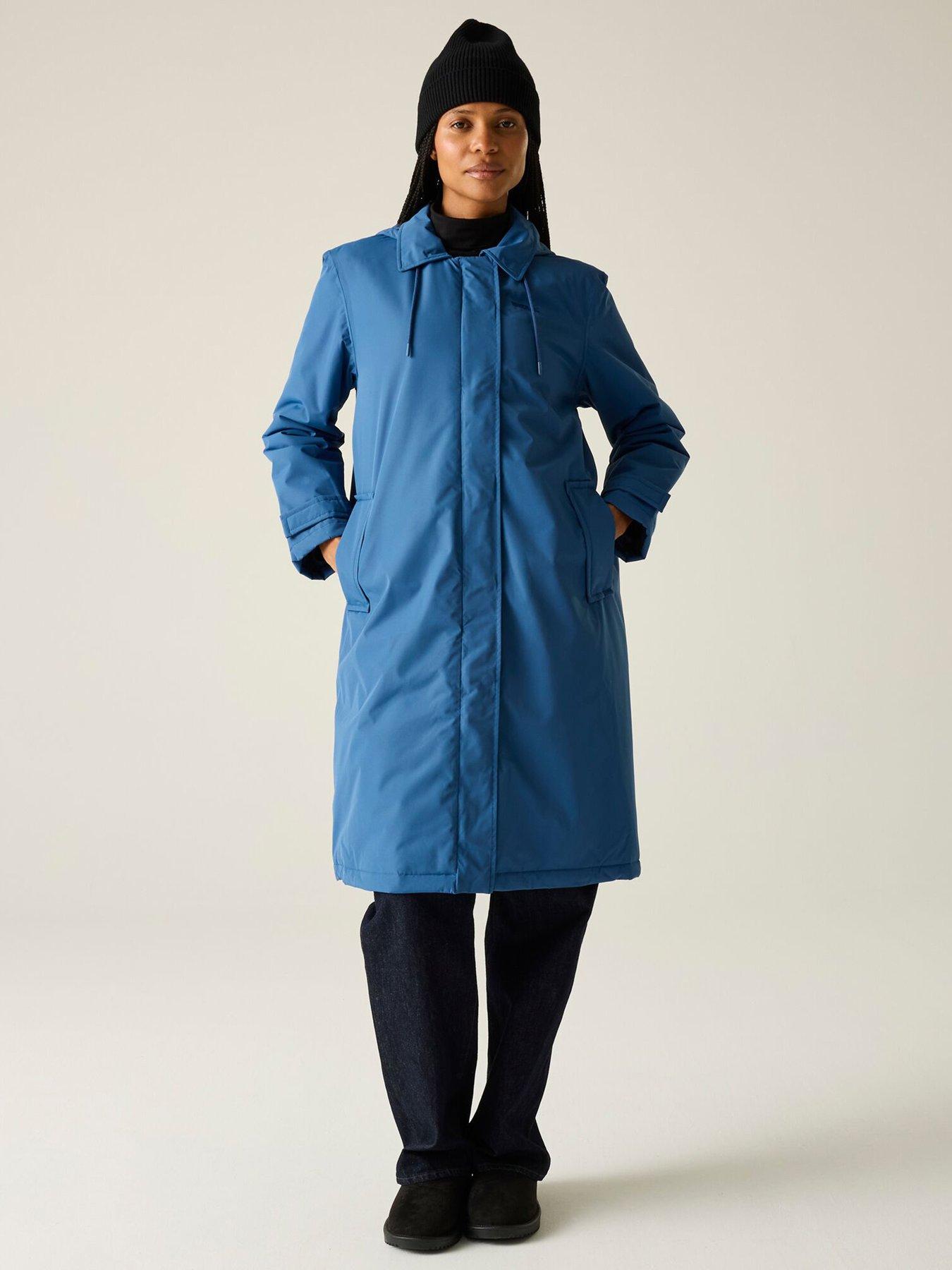 Regatta Womens Orla Kiely Waterproof Mac, Navy, Size 8, Women