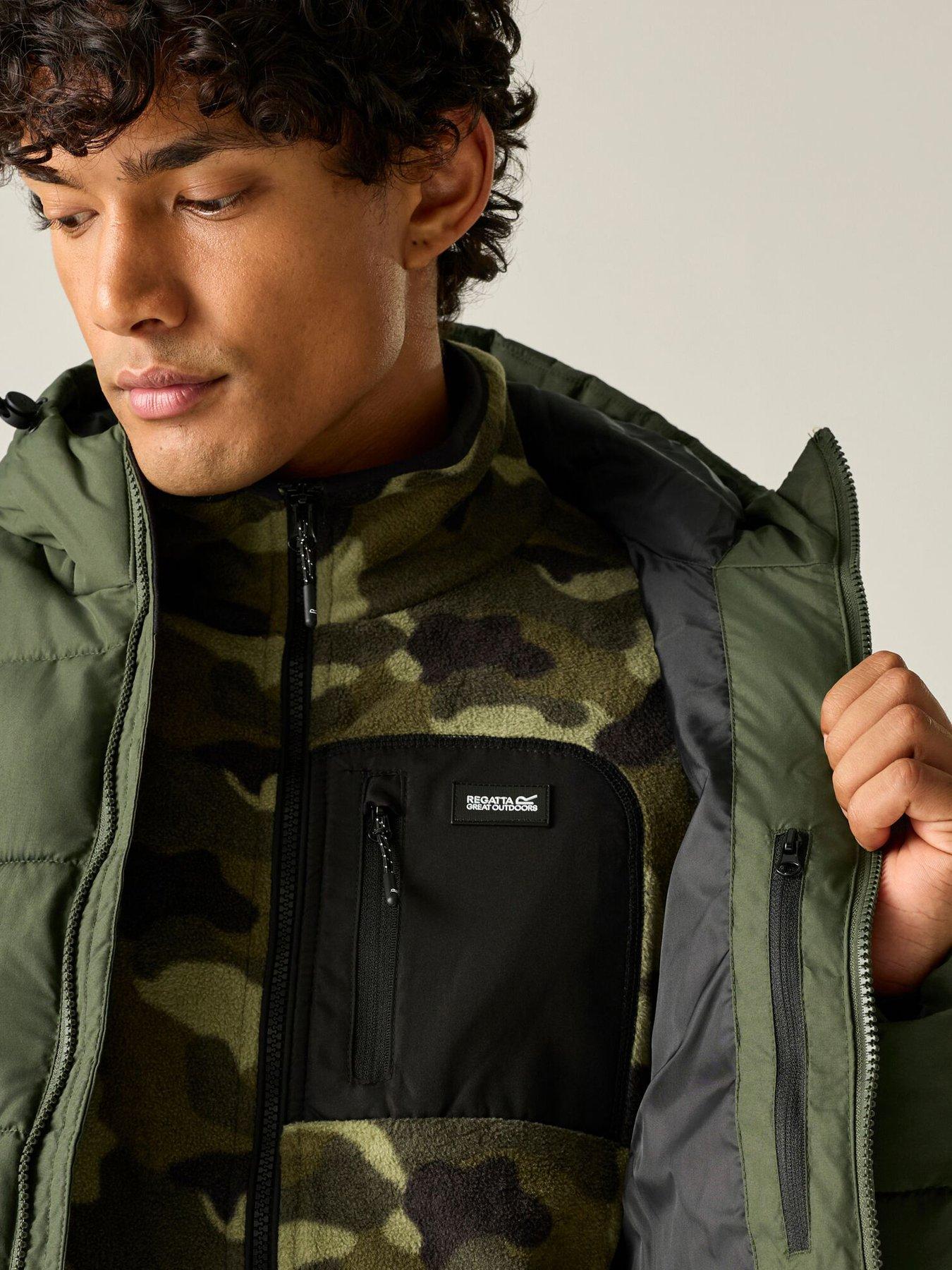 Image 5 of 7 of Regatta Mens Lakiver Padded Jacket - Green